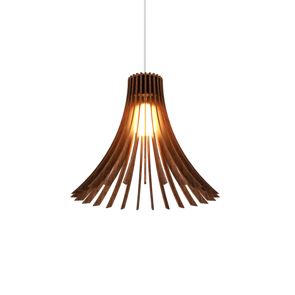 11.81'' Modern Stecche di Legno Accord Pendant Light
