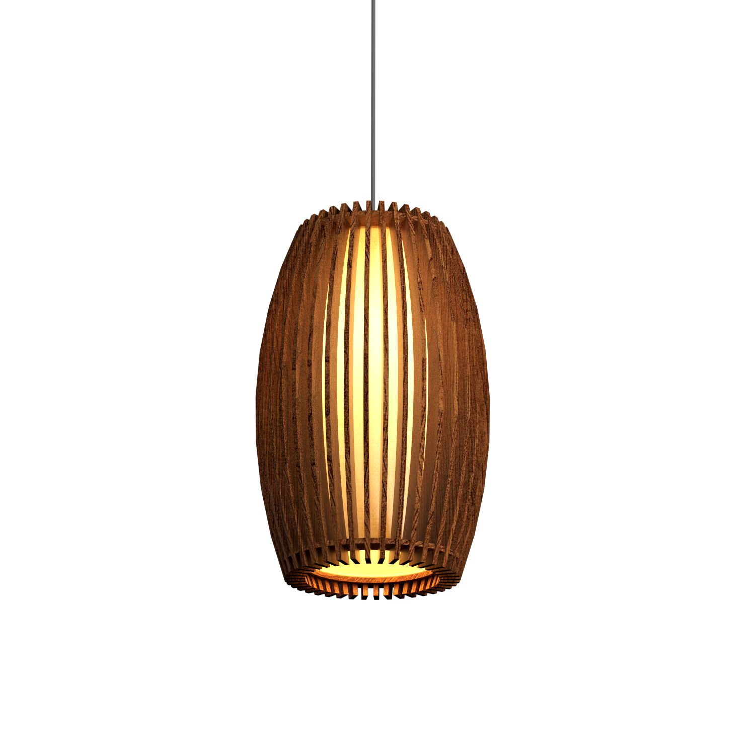 11.81'' Contemporary Stecche di Legno Accord Pendant Light