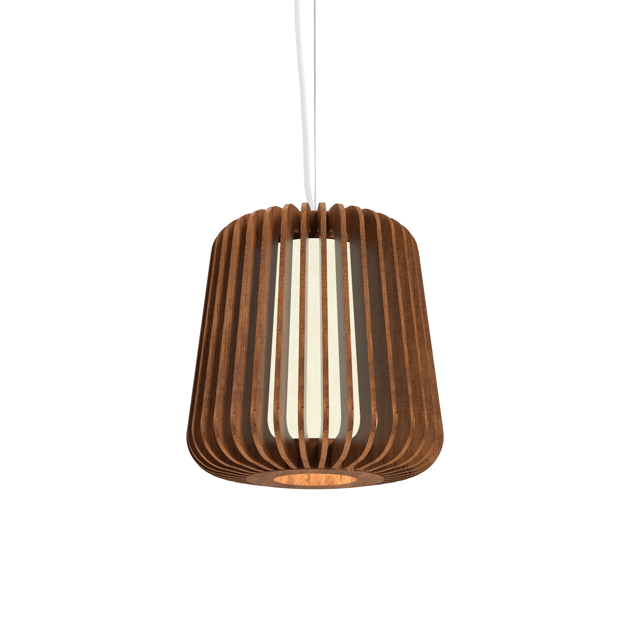 8.07'' Stecche di Legno Accord Pendant Light