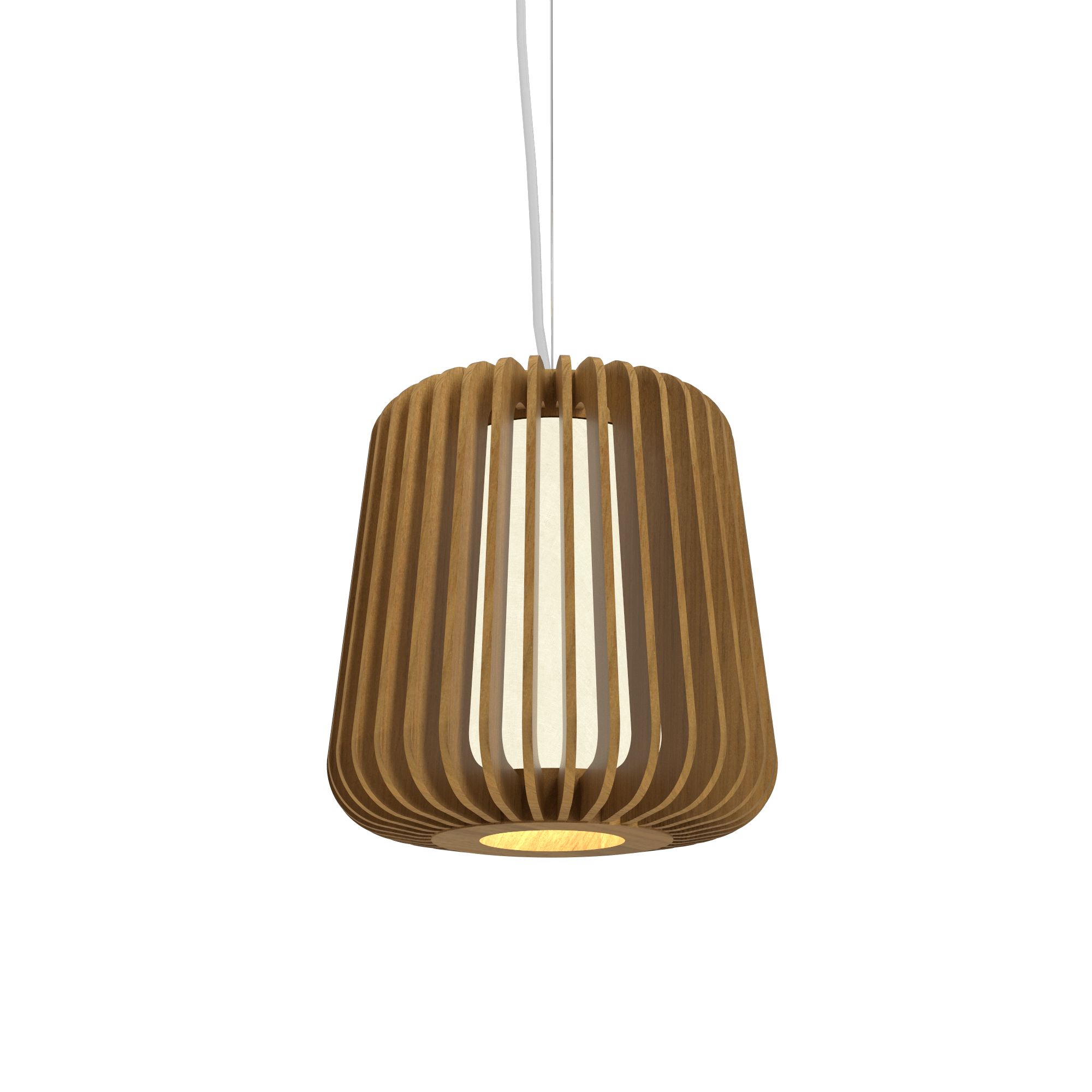 8.07'' Stecche di Legno Accord Pendant Light