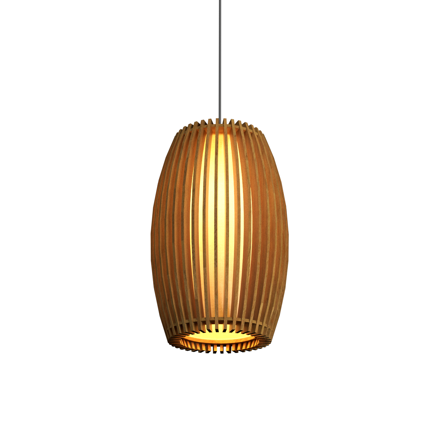 11.81'' Contemporary Stecche di Legno Accord Pendant Light