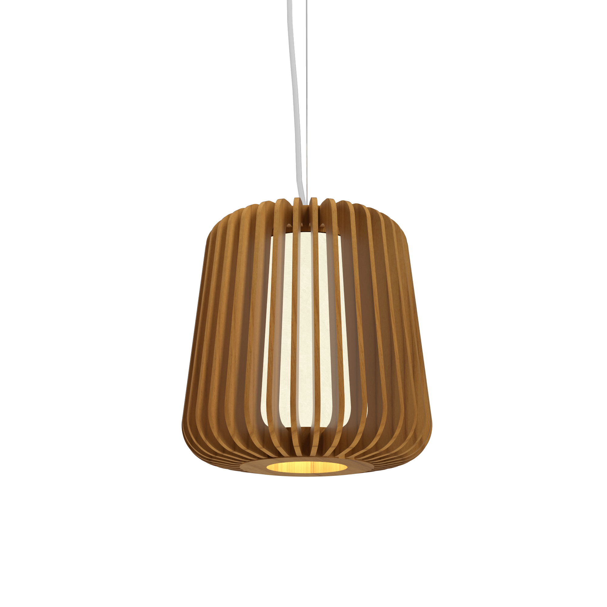 8.07'' Stecche di Legno Accord Pendant Light