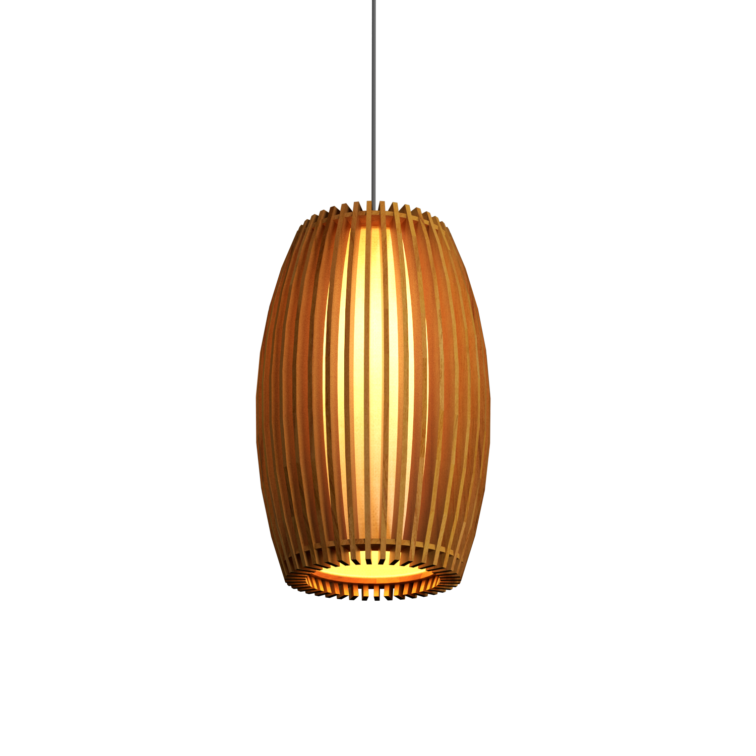 11.81'' Contemporary Stecche di Legno Accord Pendant Light