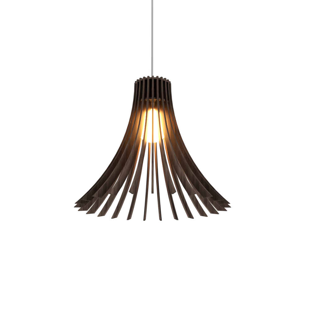 11.81'' Modern Stecche di Legno Accord Pendant Light