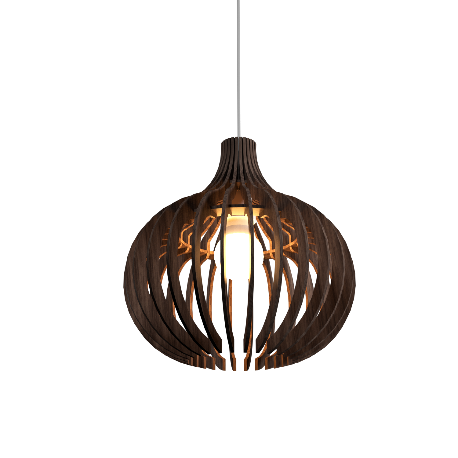 11.81'' Minimalist Stecche di Legno Accord Pendant Light