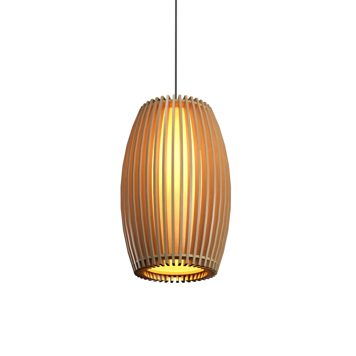 11.81'' Contemporary Stecche di Legno Accord Pendant Light