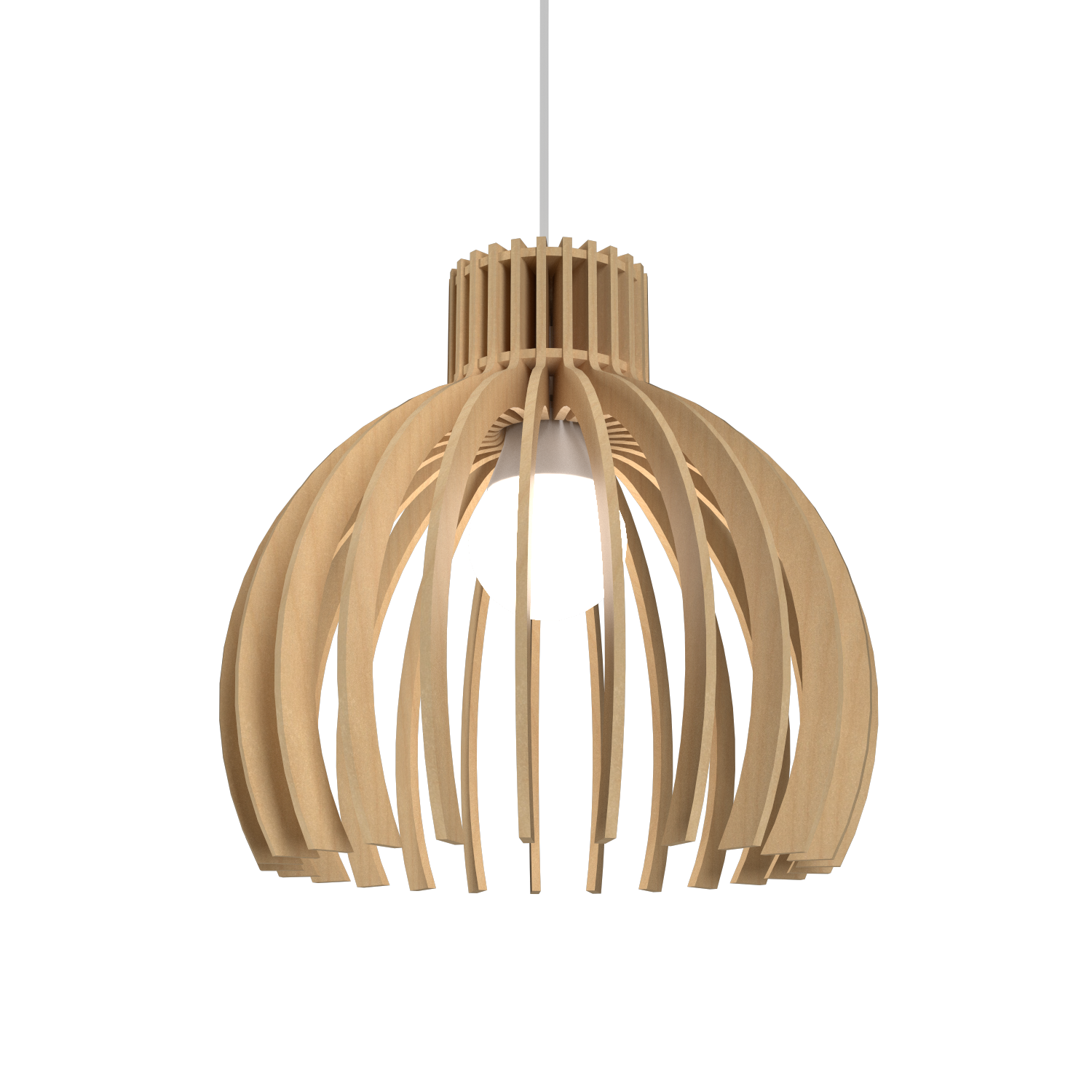 10.24'' Stecche di Legno Accord Pendant Light