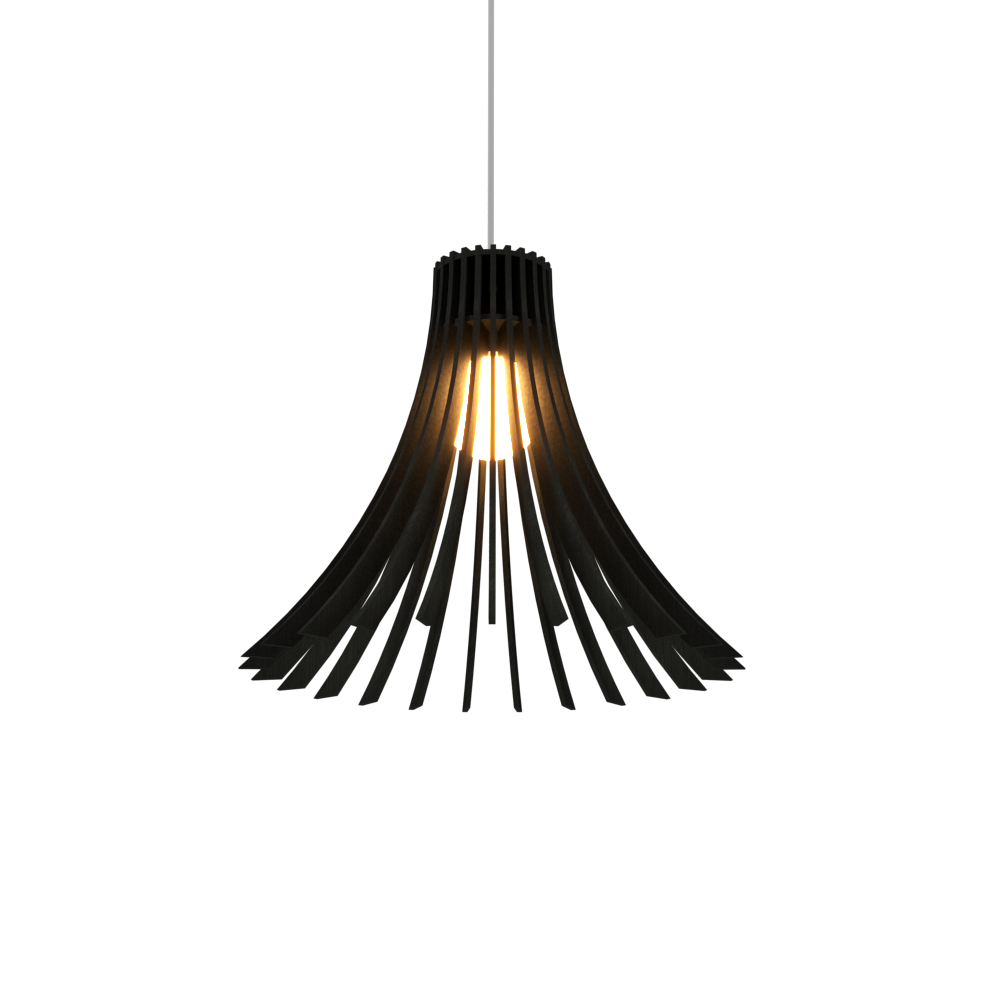 11.81'' Modern Stecche di Legno Accord Pendant Light