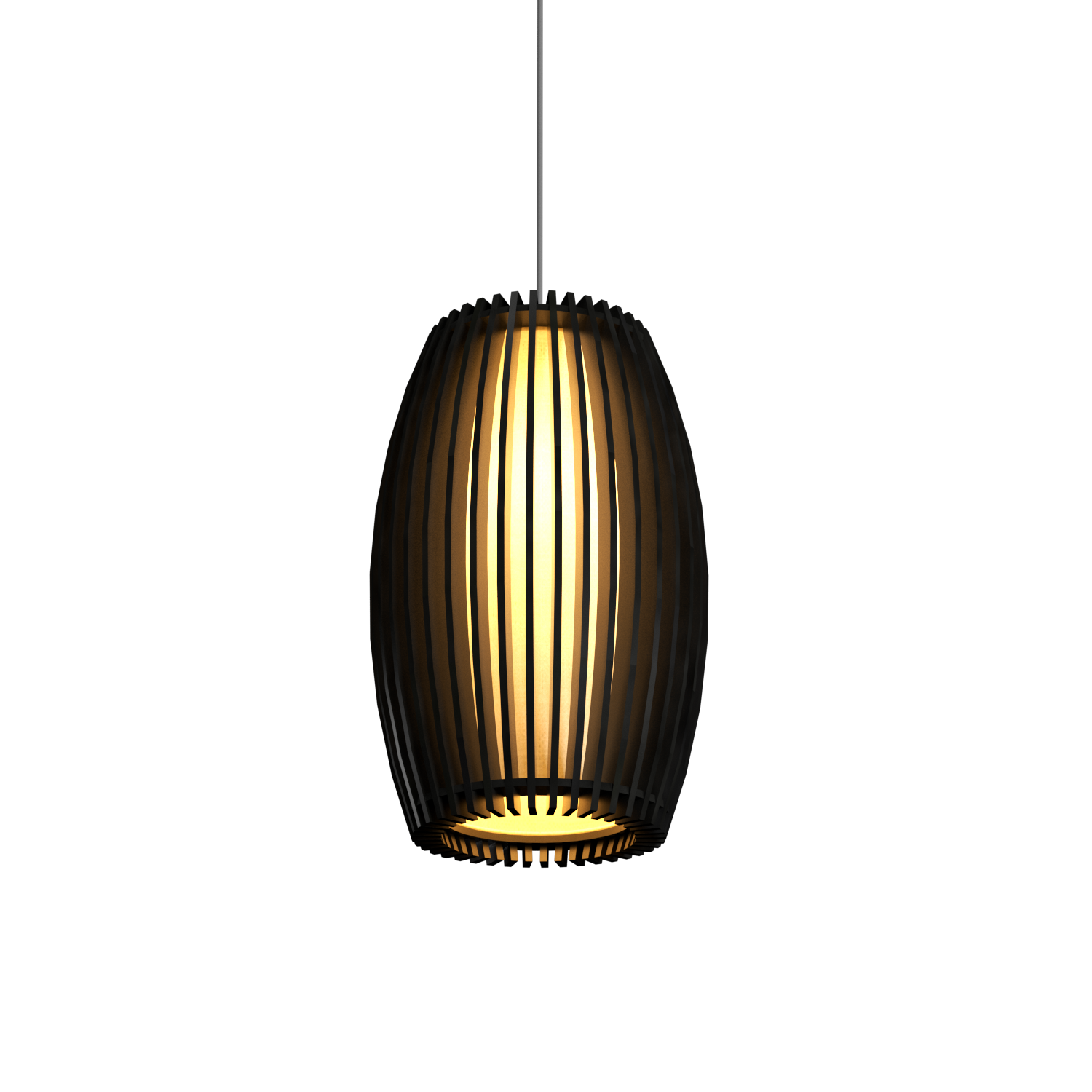 11.81'' Contemporary Stecche di Legno Accord Pendant Light