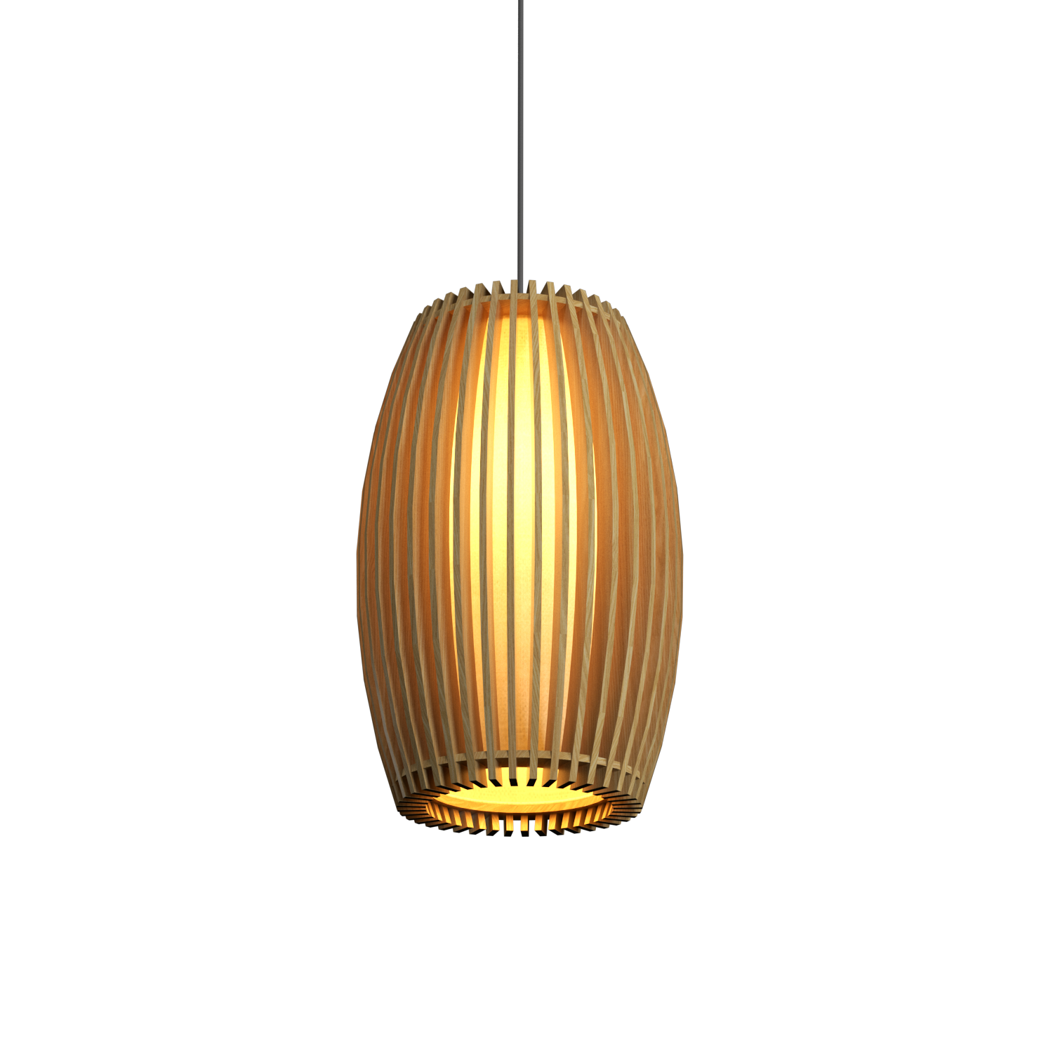 11.81'' Contemporary Stecche di Legno Accord Pendant Light