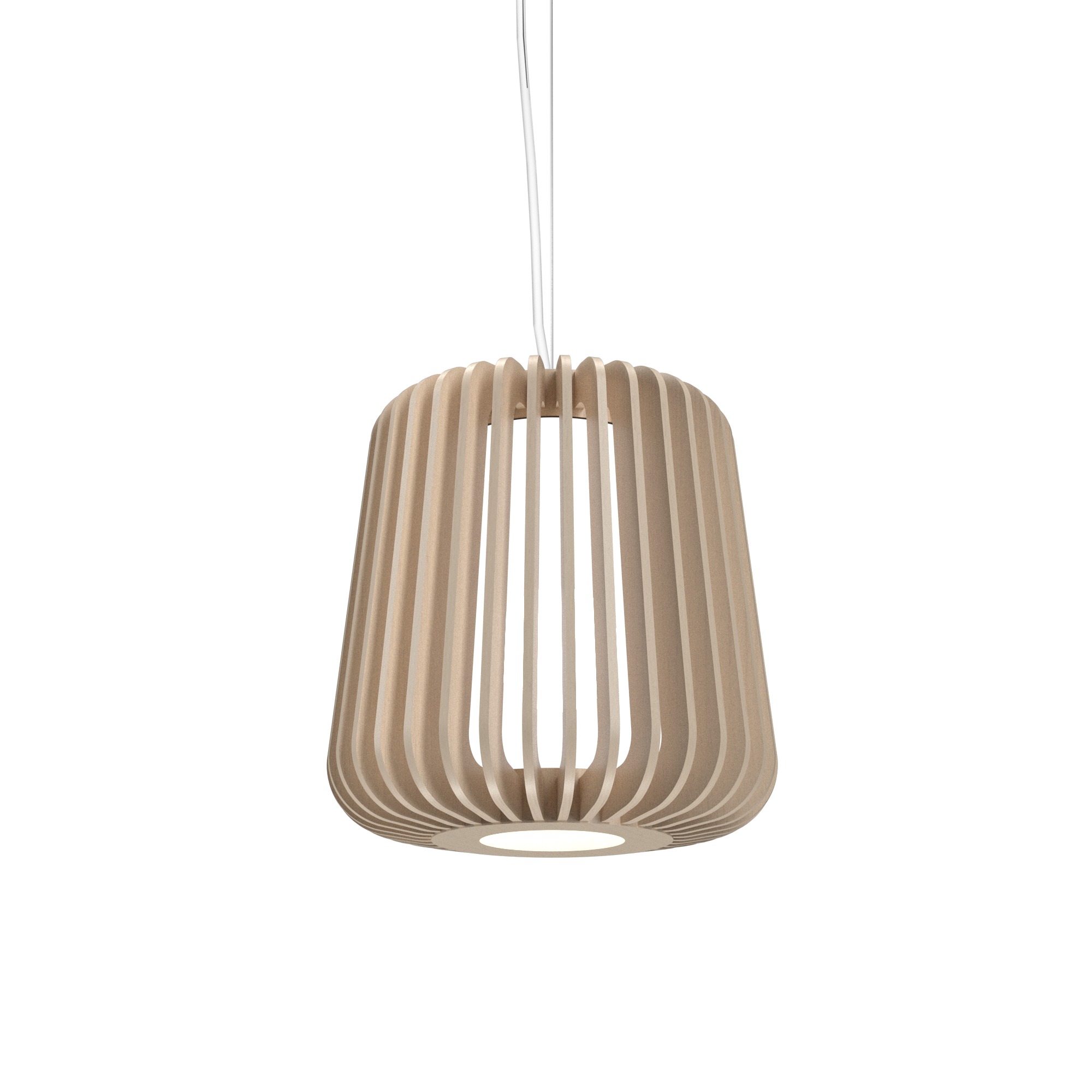 8.07'' Stecche di Legno Accord Pendant Light