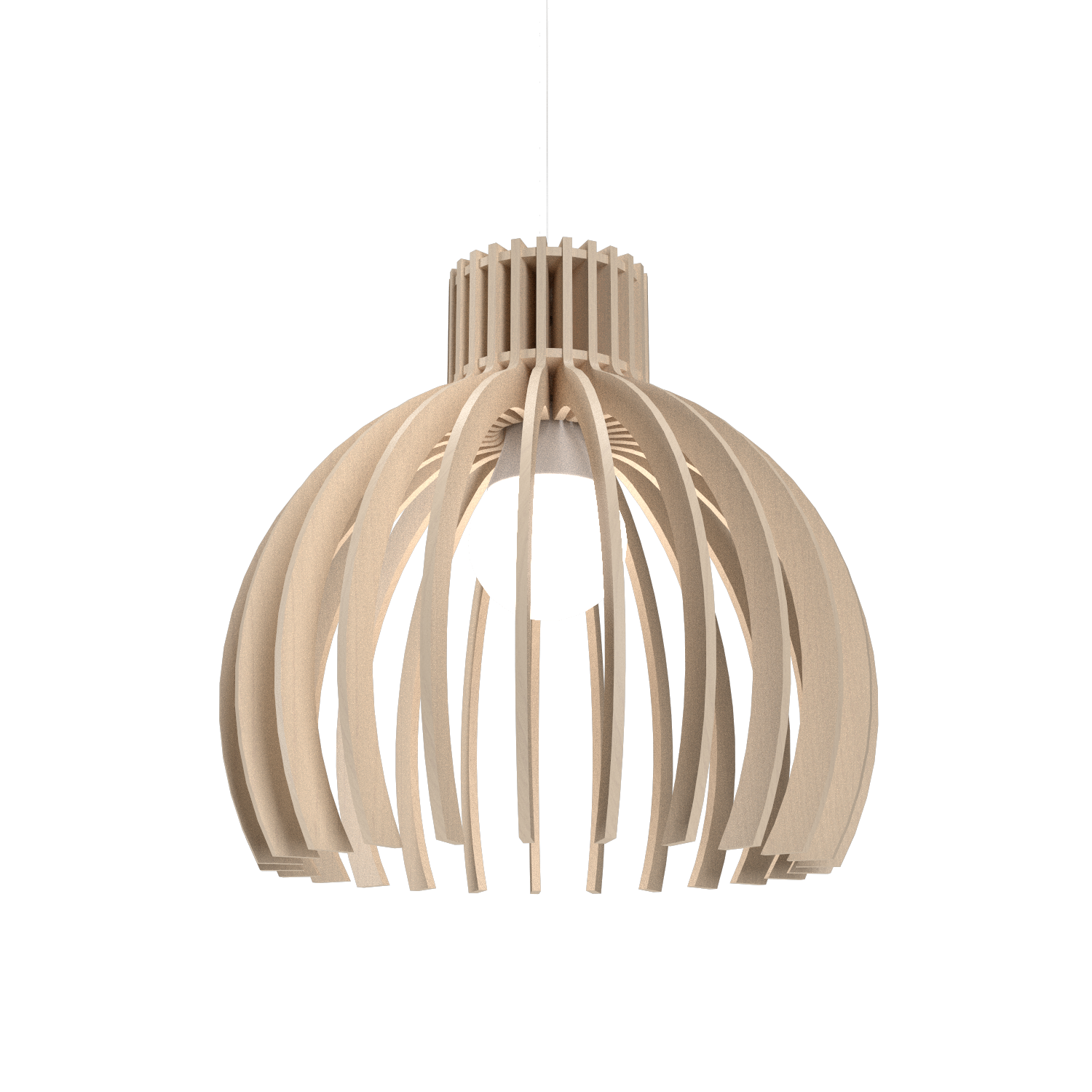10.24'' Stecche di Legno Accord Pendant Light