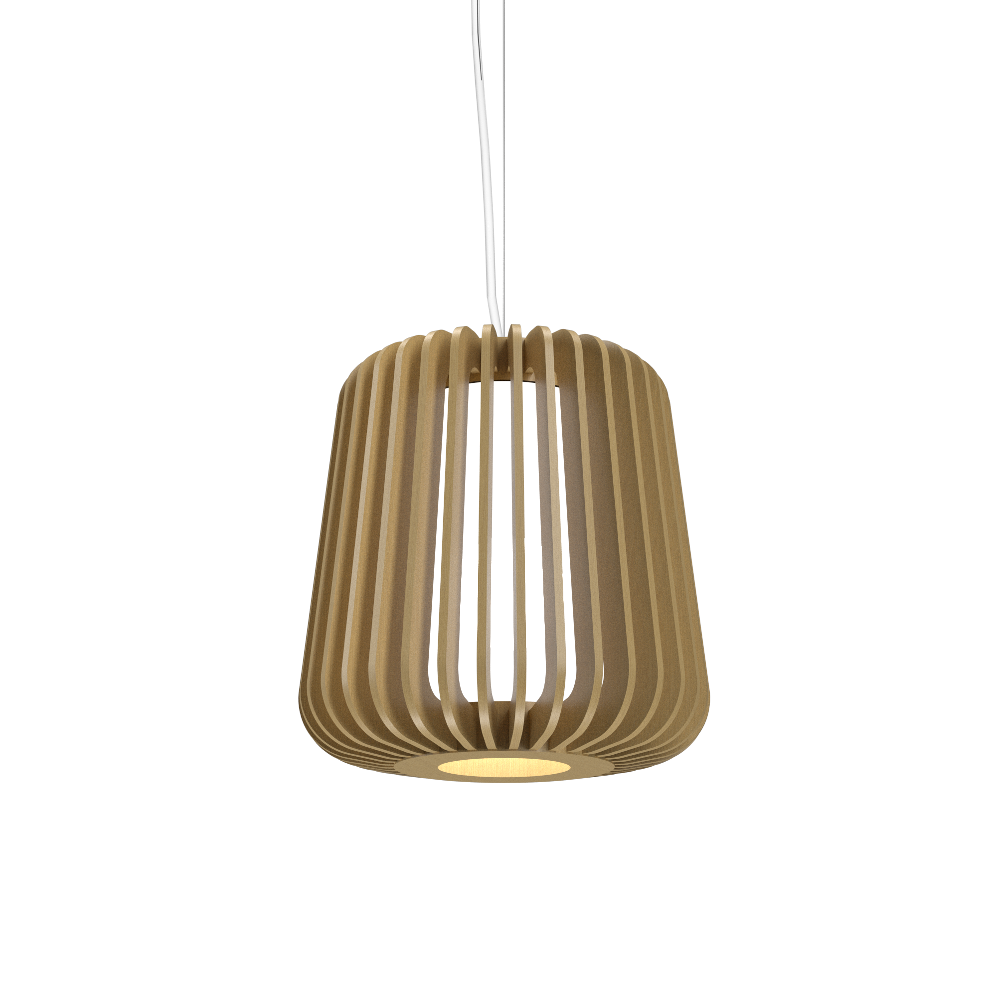 8.07'' Stecche di Legno Accord Pendant Light