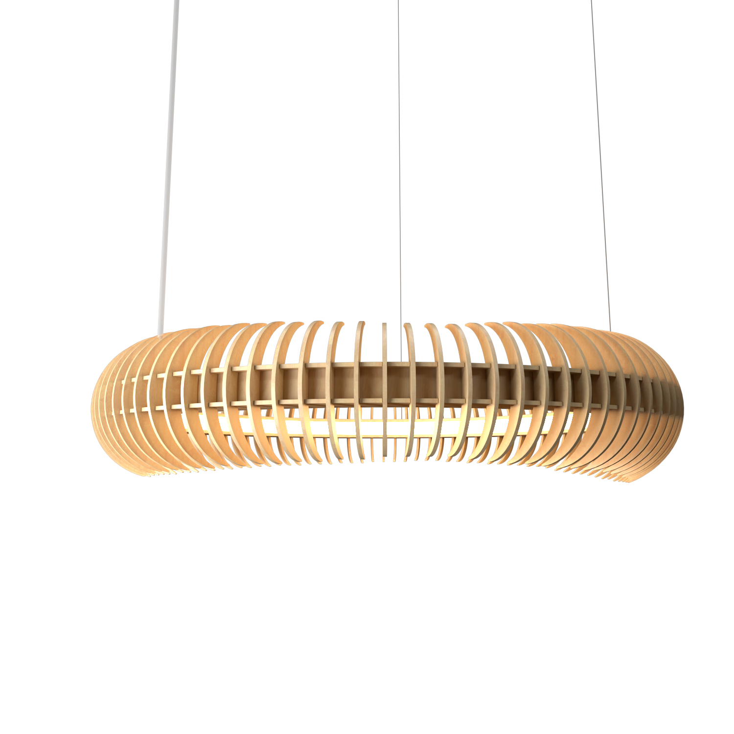7.87'' Stecche di Legno Accord Pendant Light