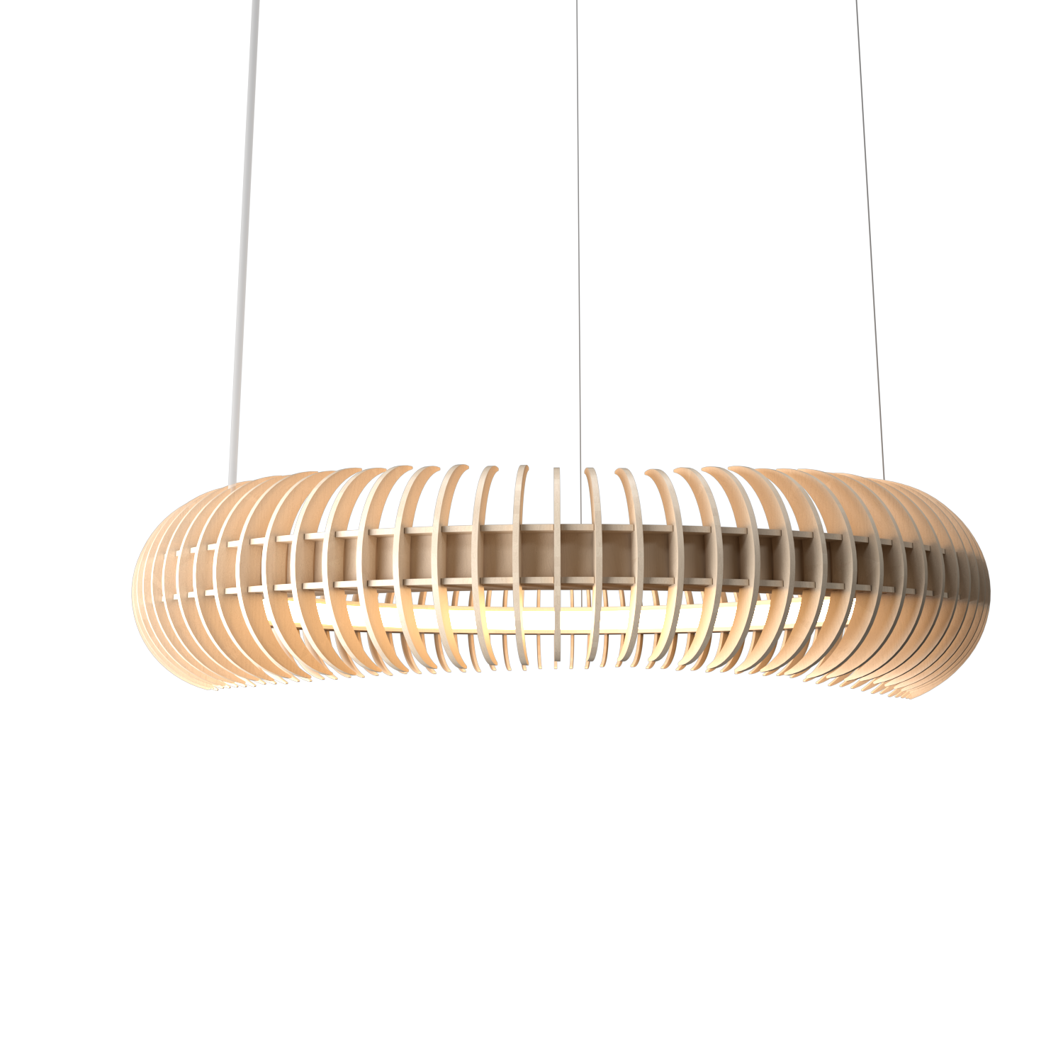 7.87'' Stecche di Legno Accord Pendant Light