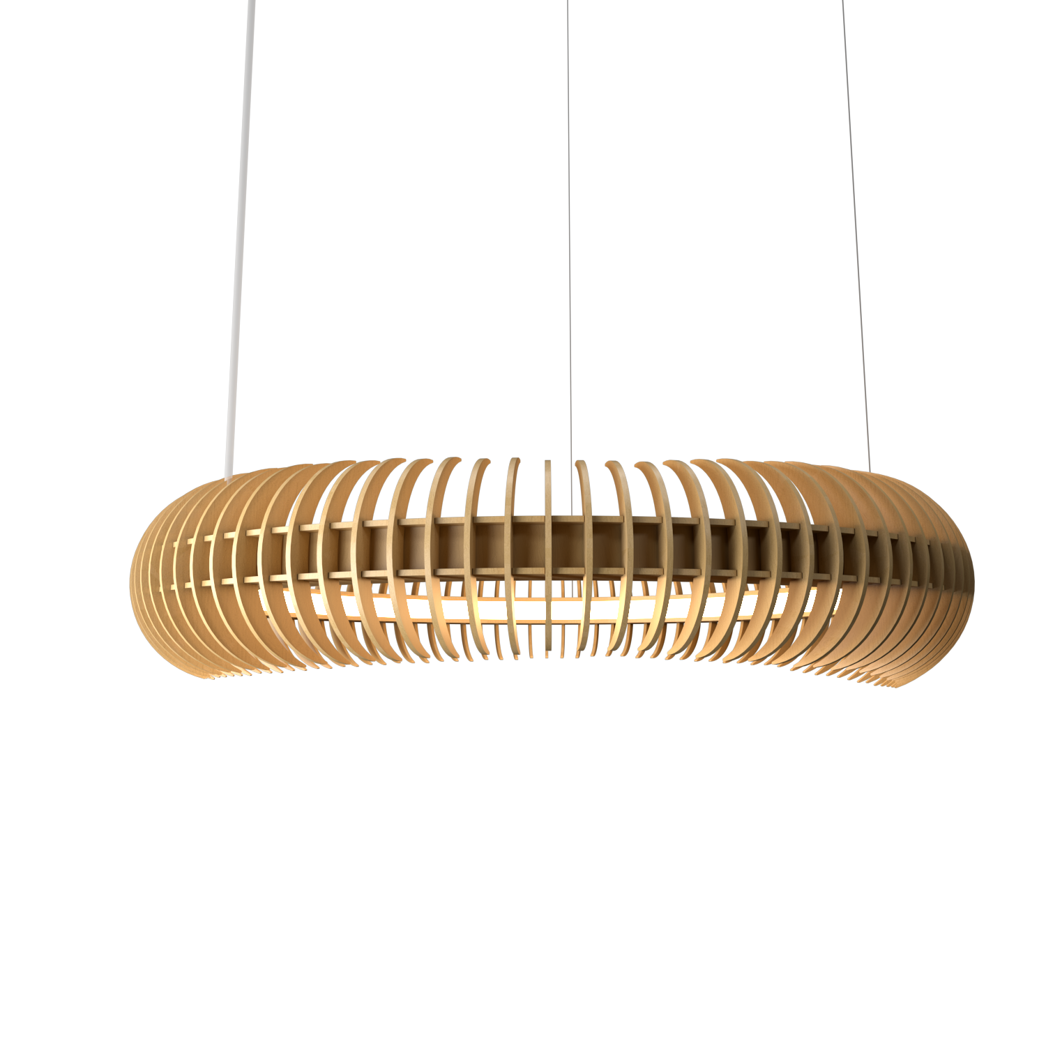 7.87'' Stecche di Legno Accord Pendant Light