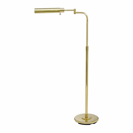 34-inch Home/office Polished Brass Floor Lamp