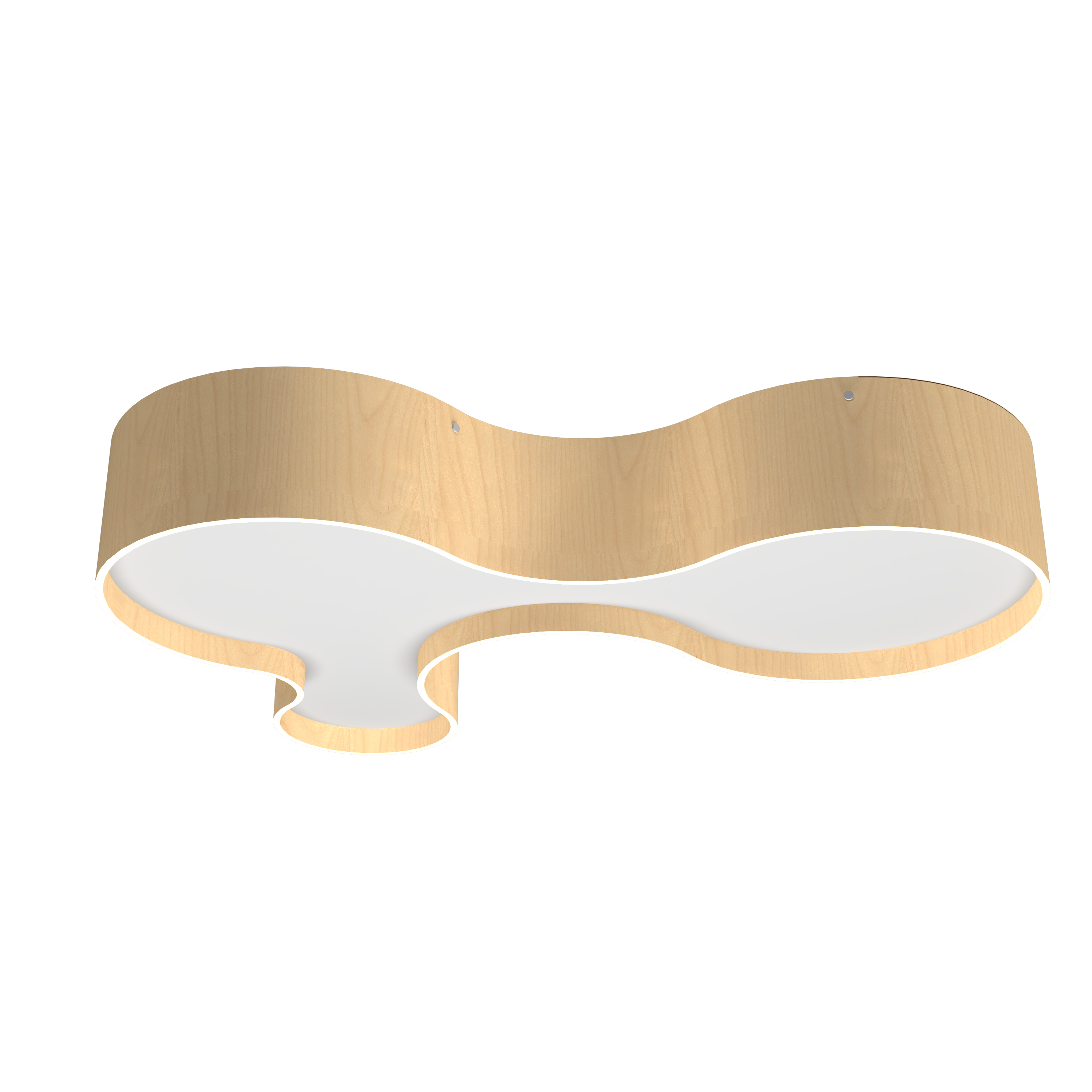 7.87'' Minimalist Organic LED Accord Flush Mount Light