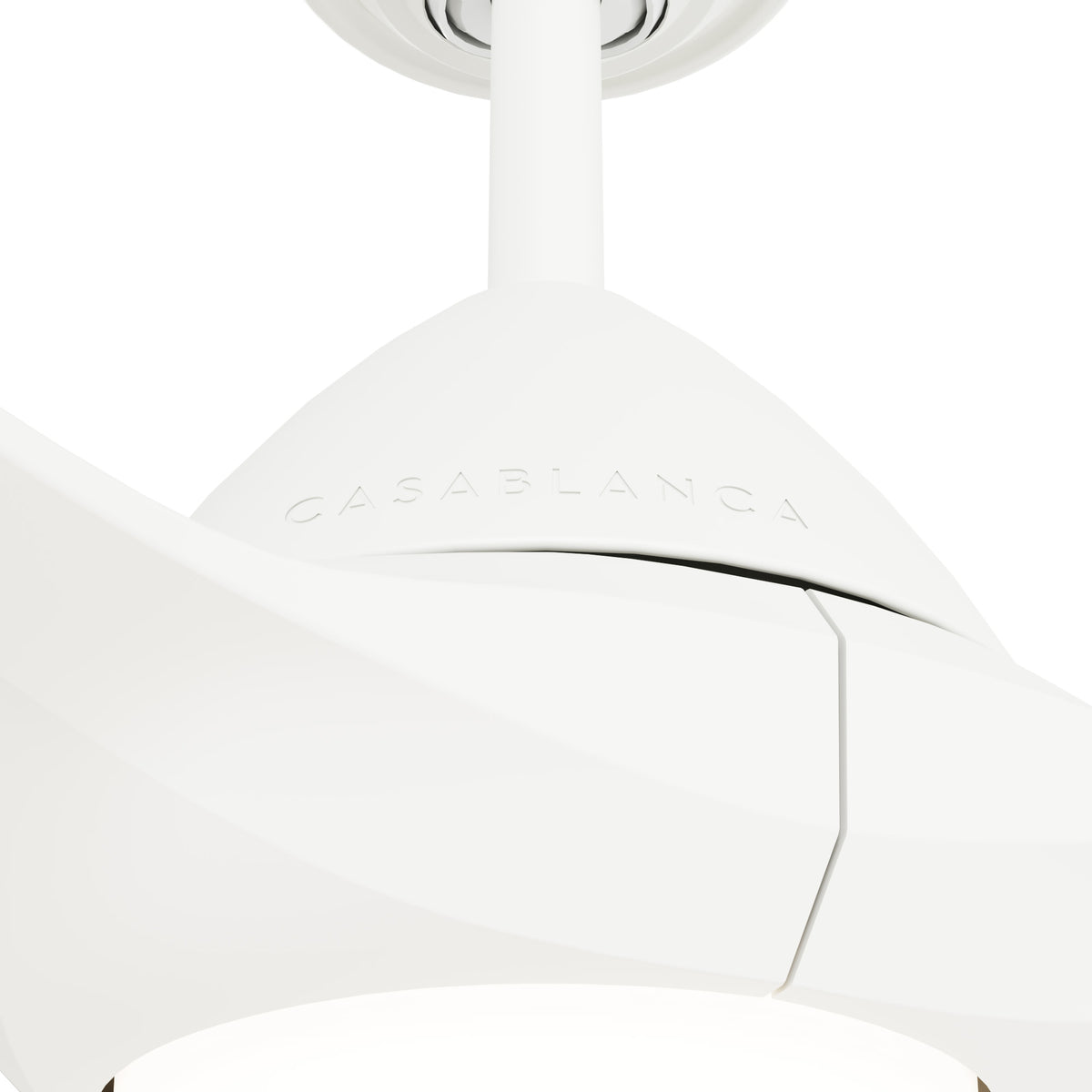 Casablanca 56 inch Surea ENERGY STAR® Fresh White Damp Rated Ceiling Fan with LED Light Kit and Wall Control and Handheld Remote