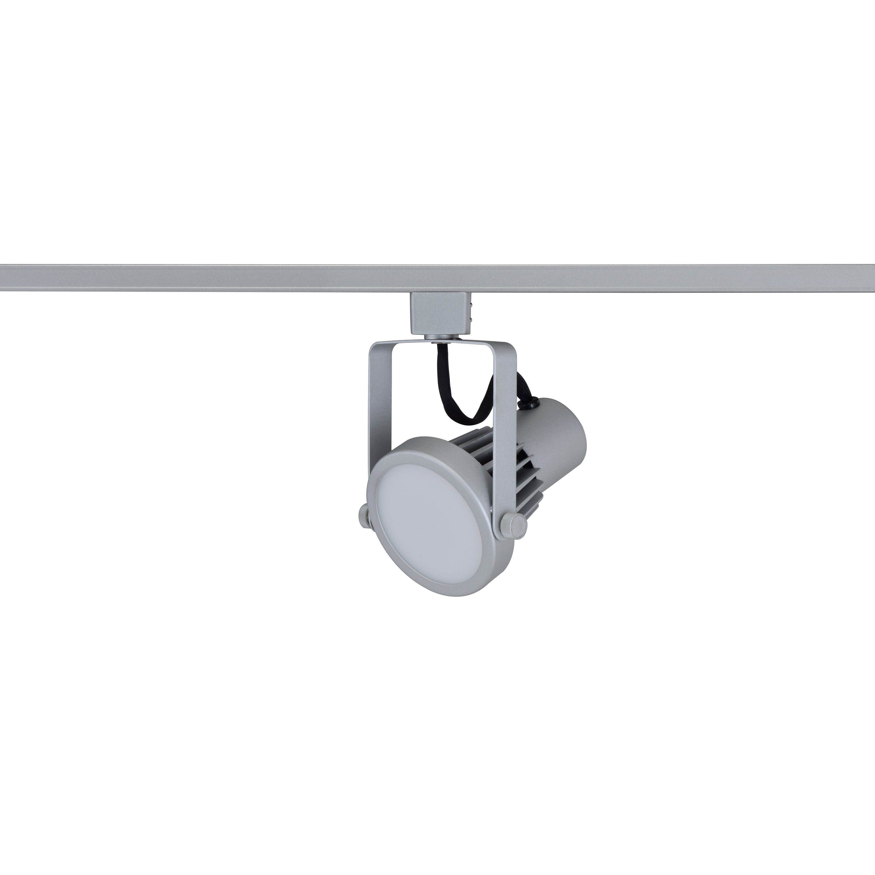 4-inch Brushed Aluminum Track Head with 3000K Light