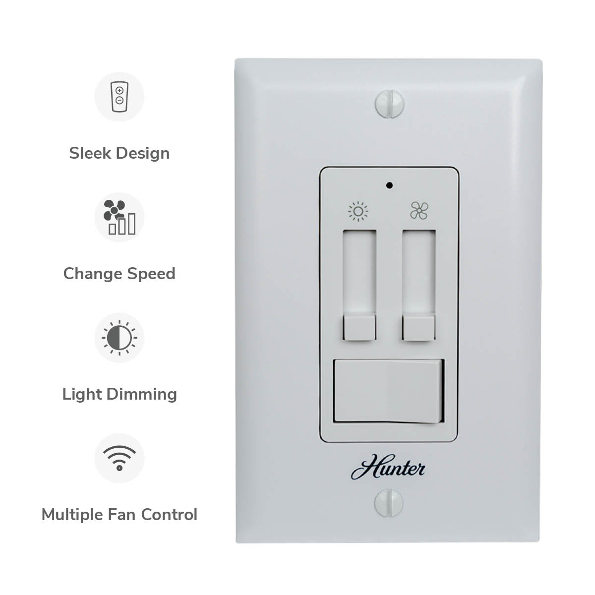 Hunter Multi-Fan Wall Control