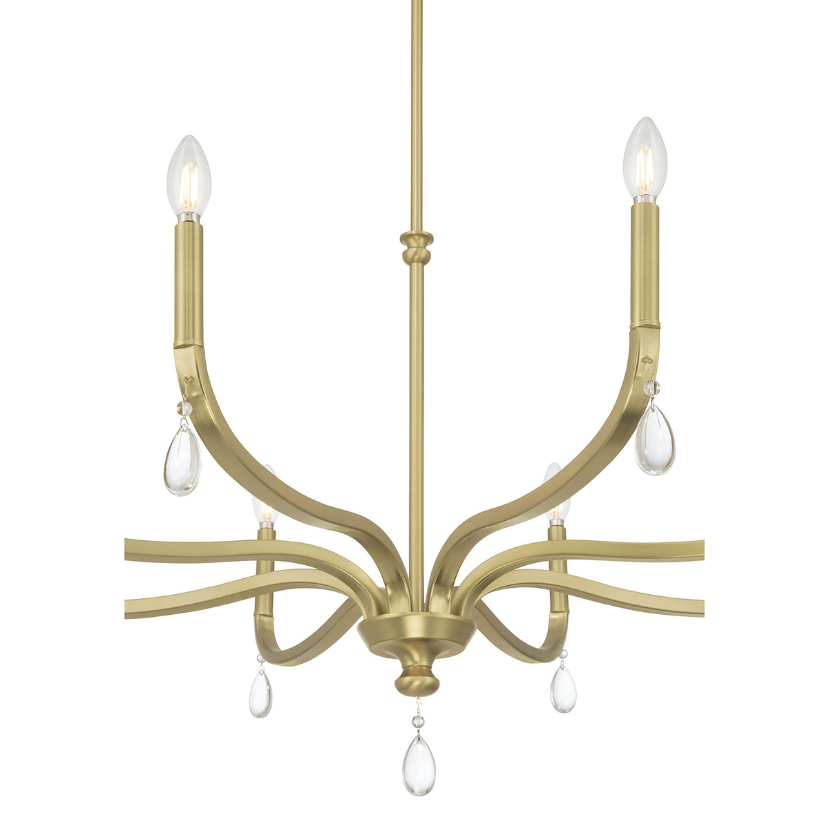 21.75'' Viremont Vintage Brass 8 Light Chandelier
