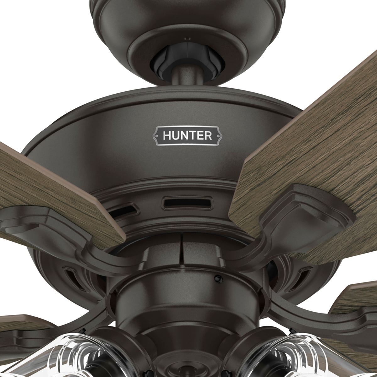 52 inch Rosner Noble Bronze Ceiling Fan with LED Light Kit and Pull Chain