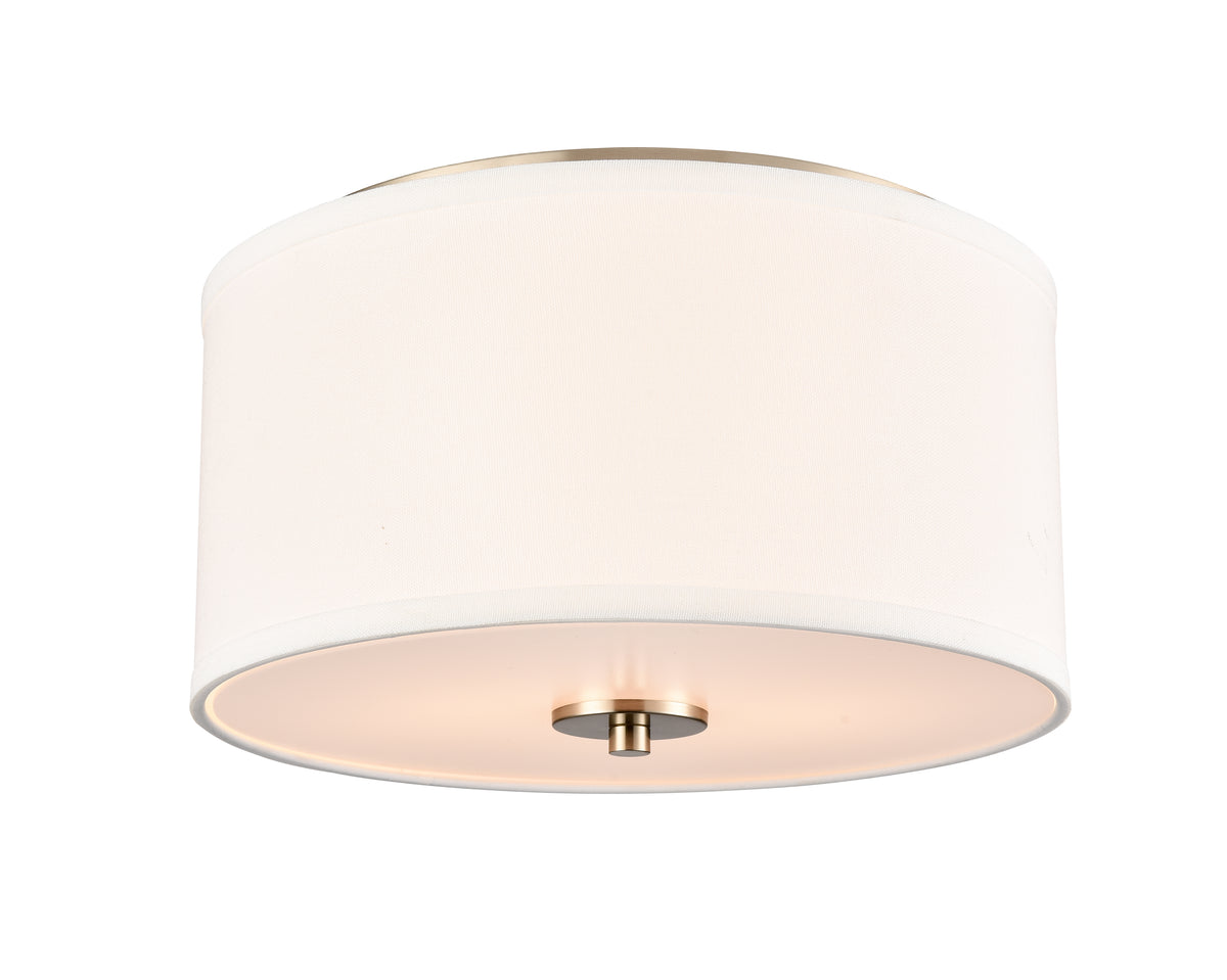 7.75'' Guyten Modern Gold 2 Light Flush Mount