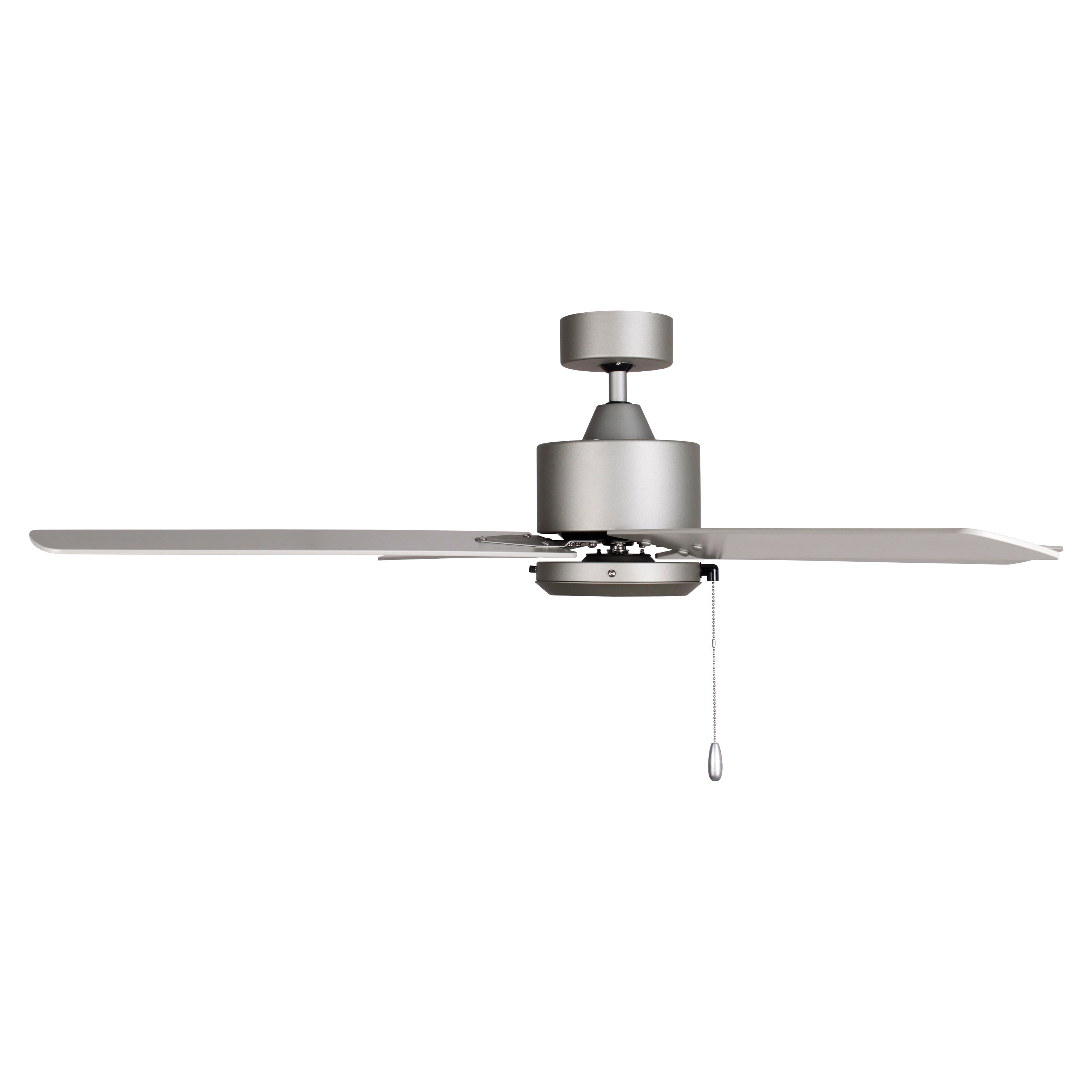52 Inch Aldea VIII AC Brushed Pewter Outdoor Ceiling Fan 4-Blade