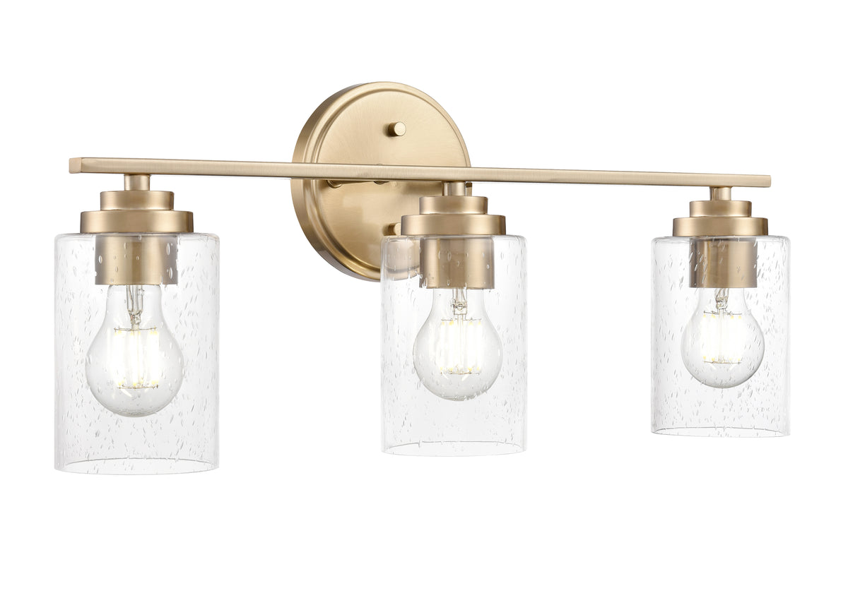 22'' Moven Modern Gold 3 Light Bath Vanity