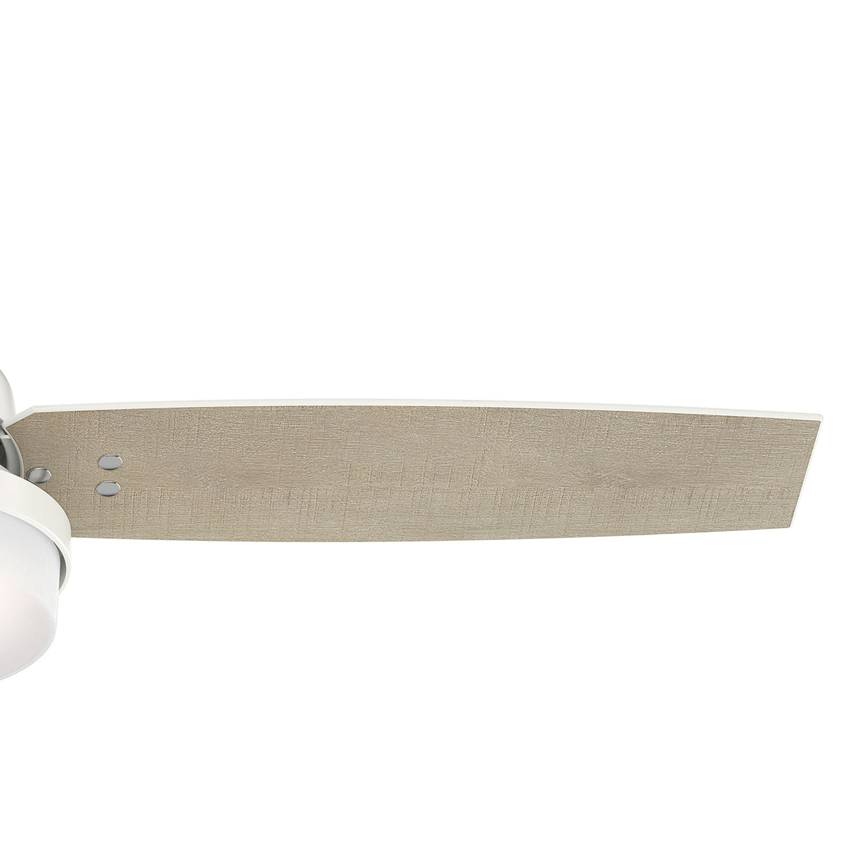52 inch Sentinel Fresh White Ceiling Fan with LED Light Kit and Handheld Remote