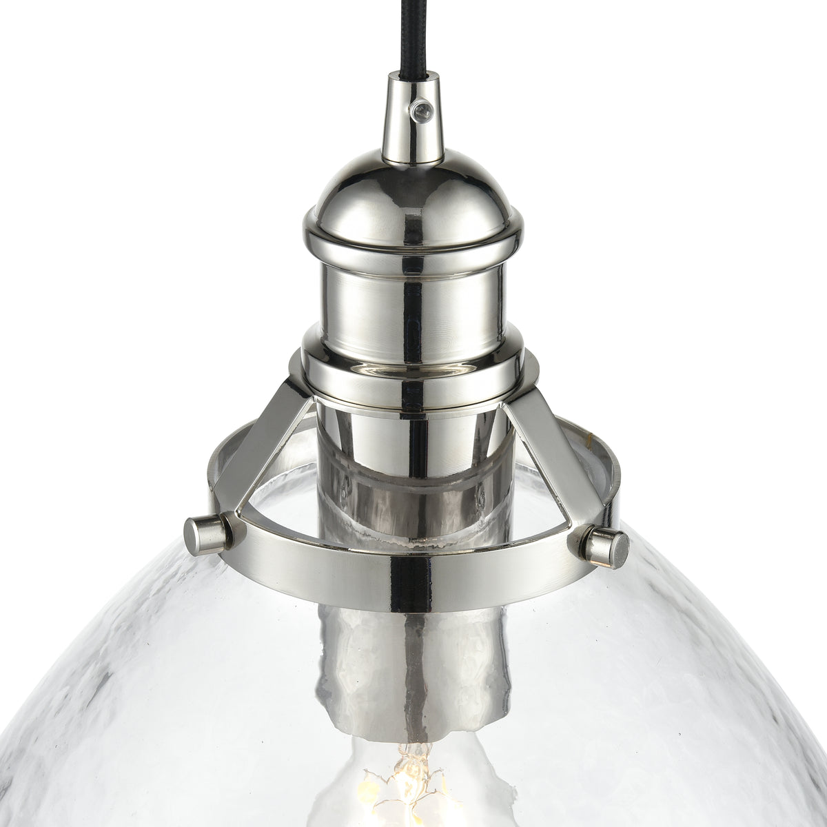 14.5'' Khrisa Polished Nickel 1 Light Pendant