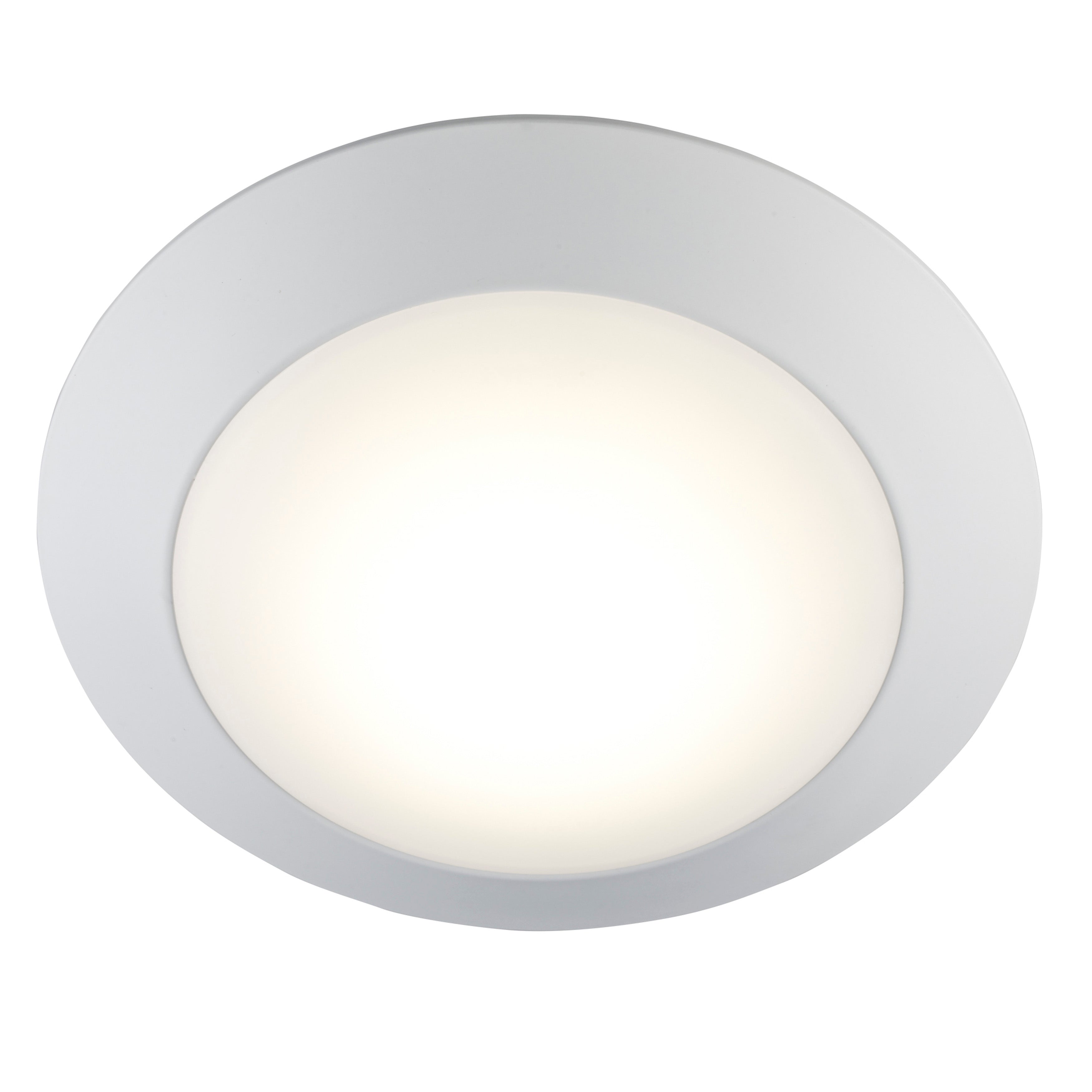 9-inch White Wall Light with 3000K Light