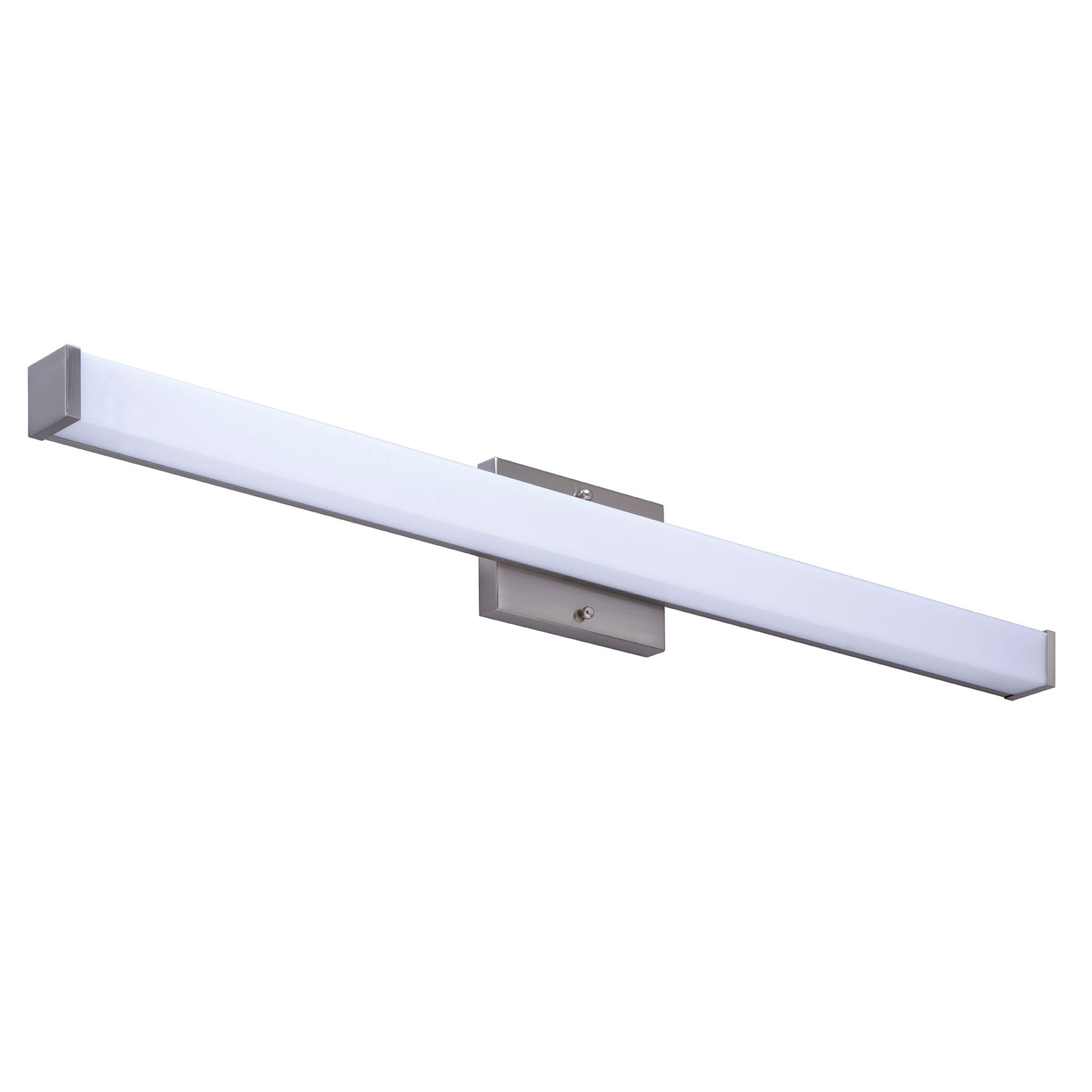 36-inch Brushed Nickel Cylinder Bath Bar Vanity Light