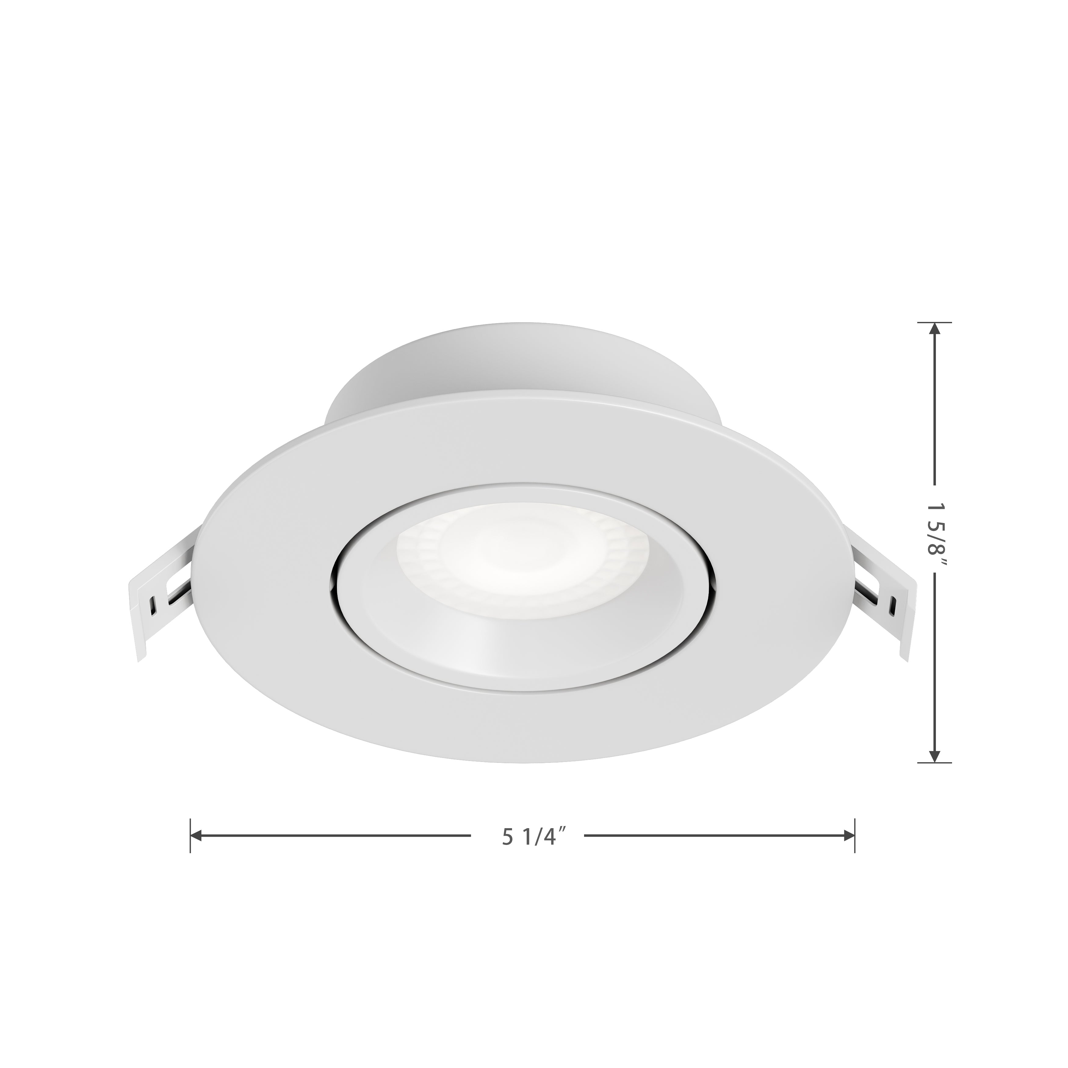 5-inch White Wall Light with 5-CCT Selectable White and 9W Output