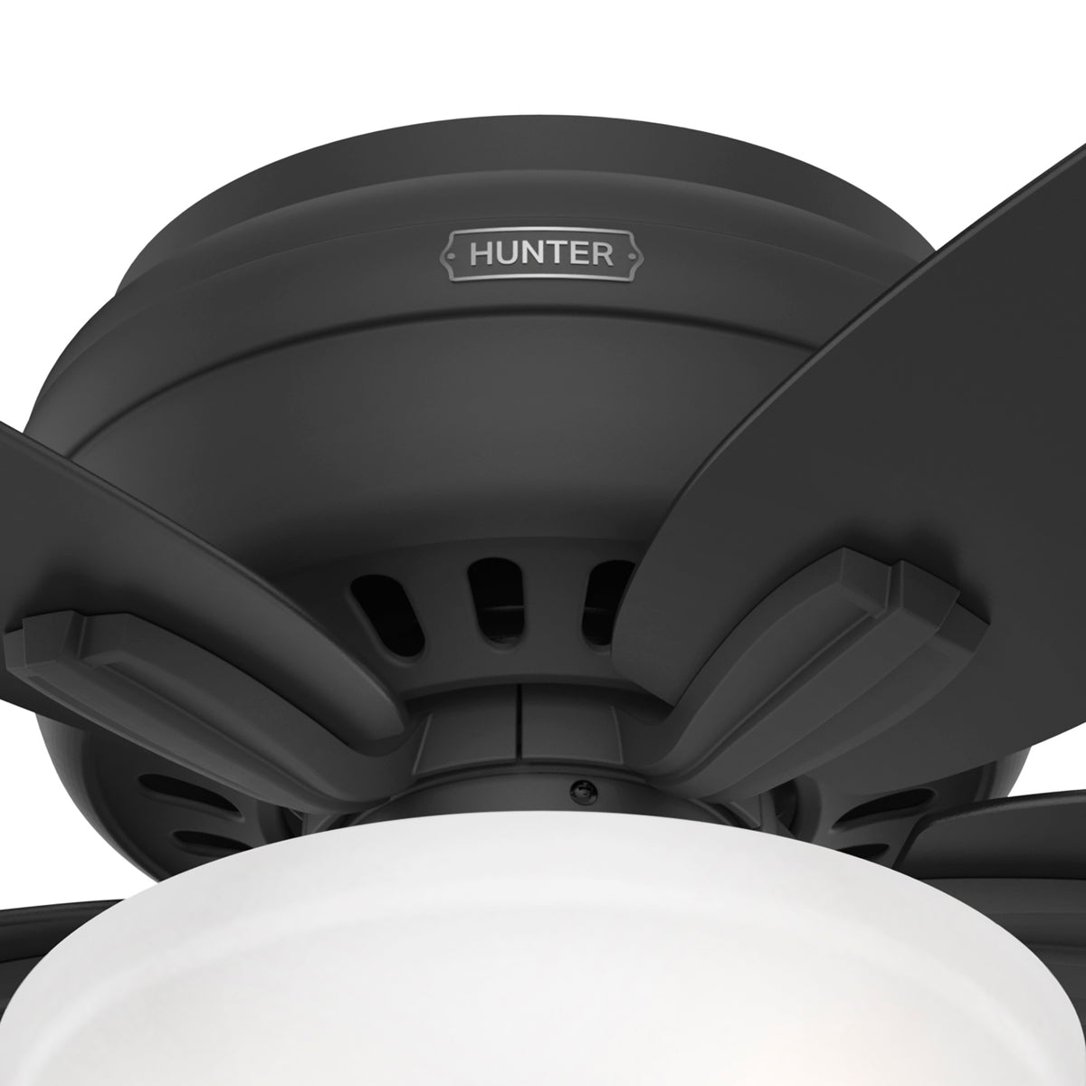42 inch Newsome Matte Black Low Profile Ceiling Fan with LED Light Kit and Pull Chain
