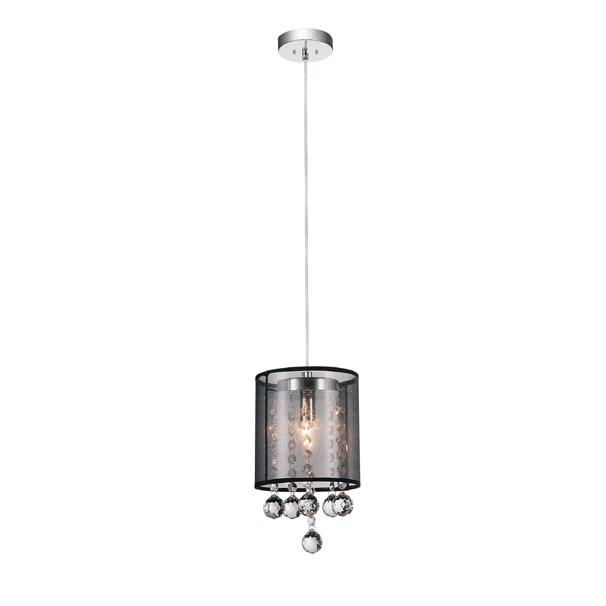 Radiant 1 Light Chrome Mini Pendant