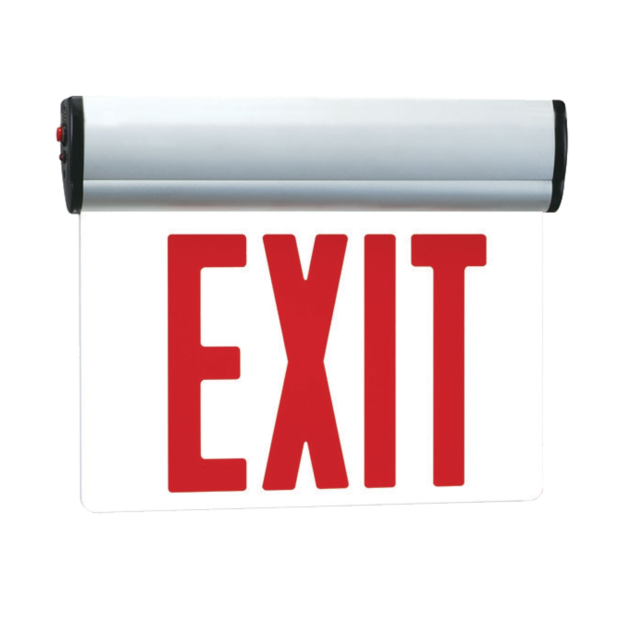 12.25-inch White Single Face Exit Sign with 3.14W Output