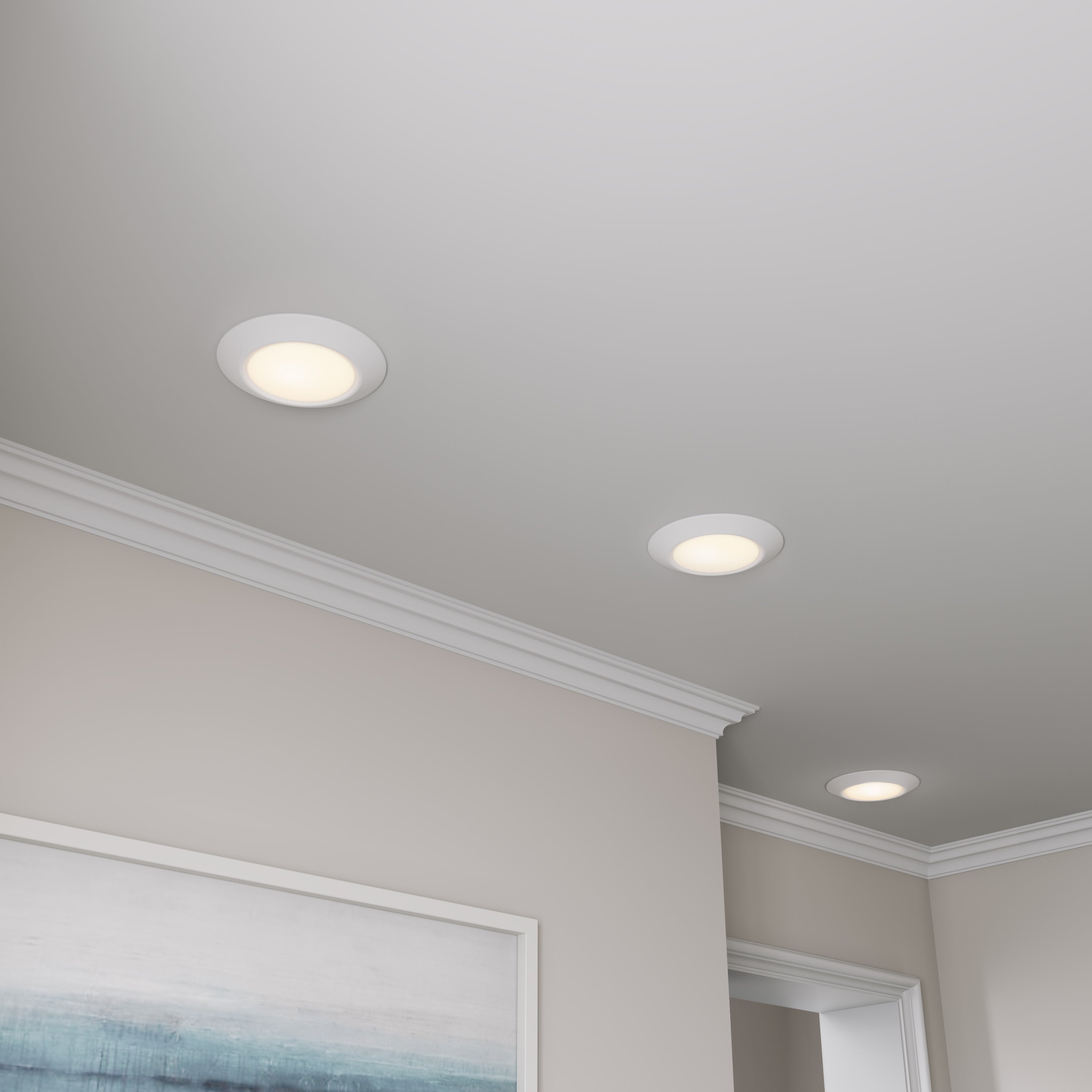 13-inch White Wall Light