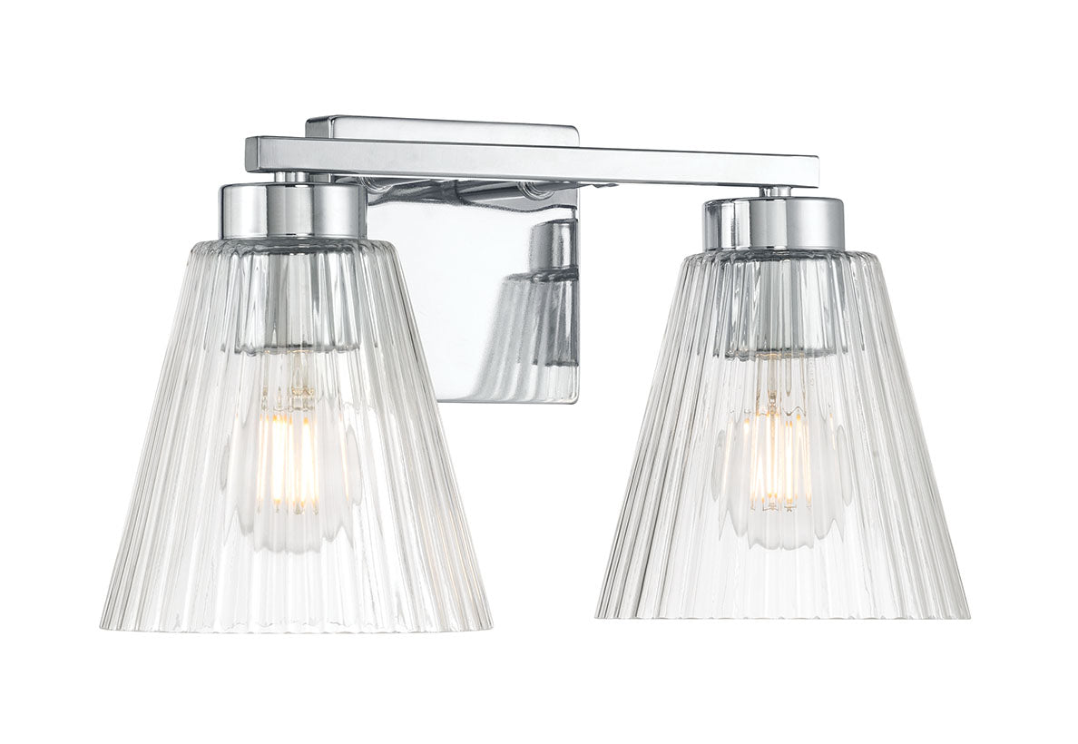 13.75'' Riville Chrome 2 Light Bath Vanity