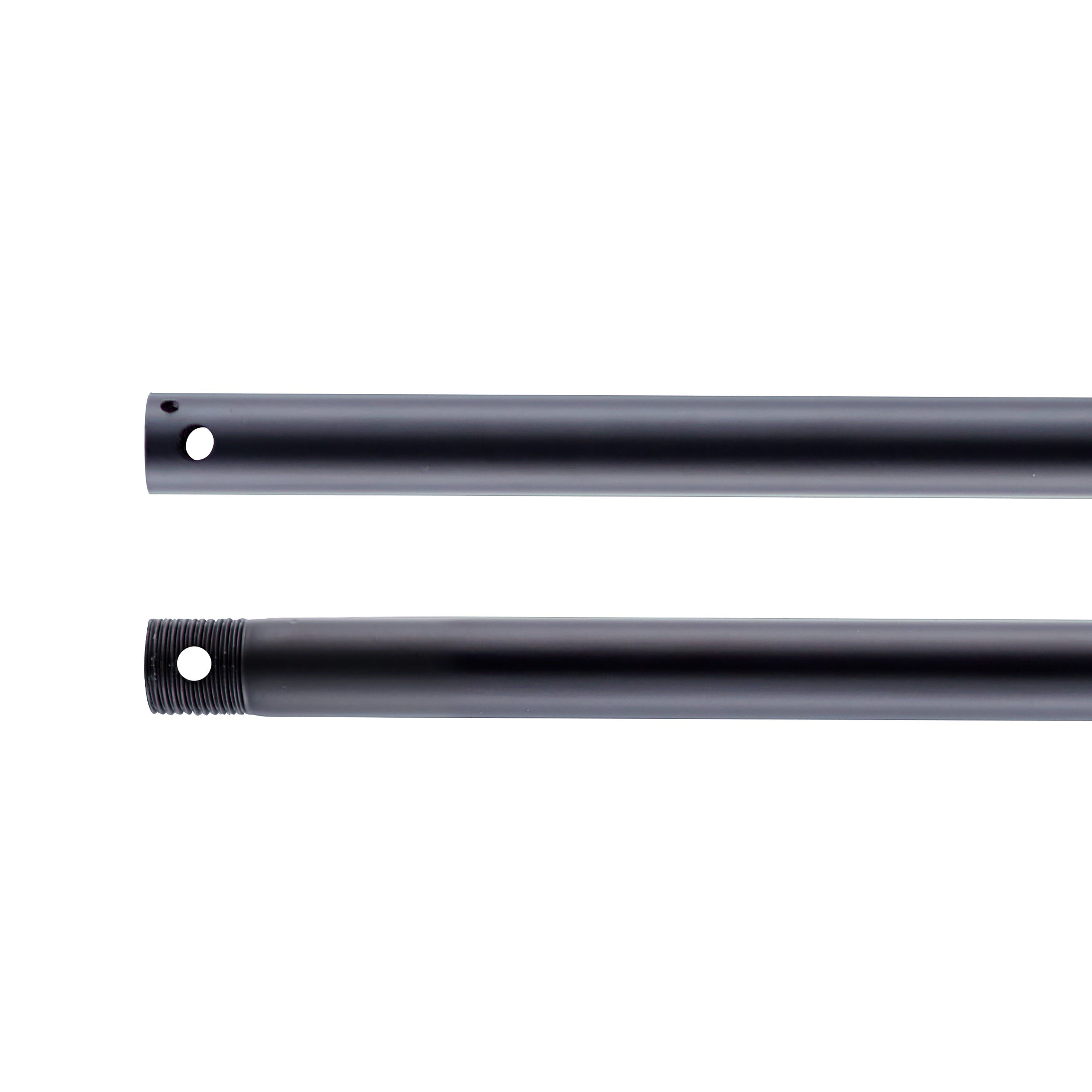 12-inch Matte Black Fan Downrod