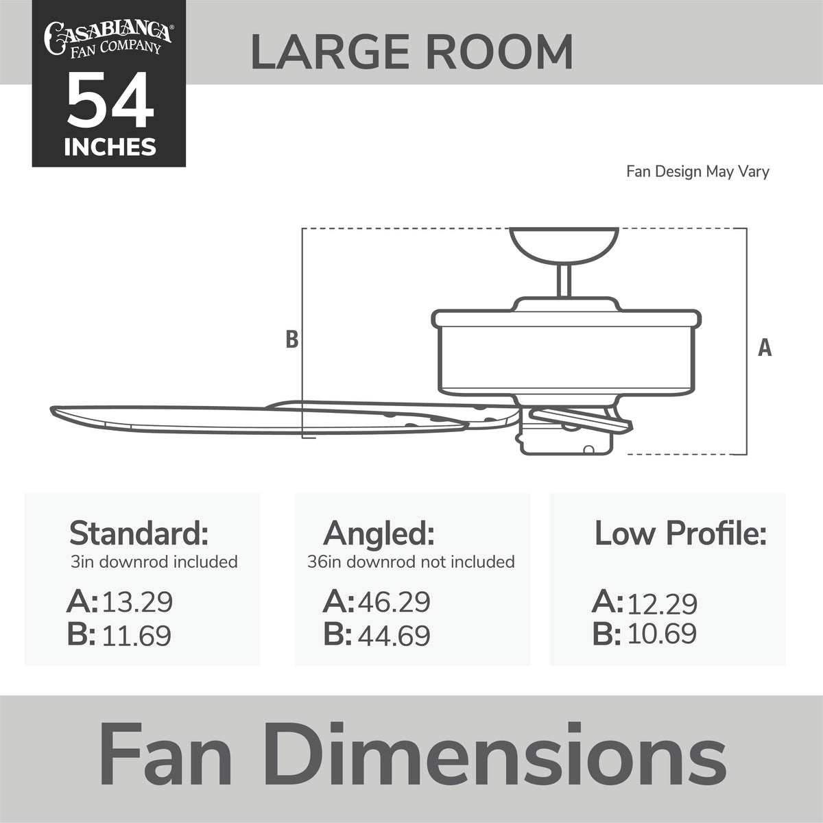 Casablanca 54 inch Panama ENERGY STAR® Brushed Cocoa Ceiling Fan and Handheld Remote