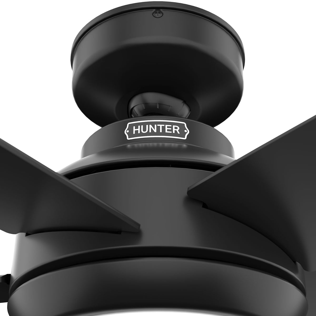 52 inch Zayden Matte Black Ceiling Fan with LED Light Kit and Handheld Remote