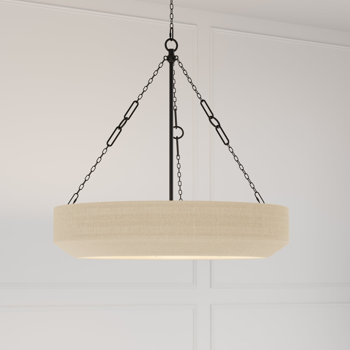 26.5'' Tresselle Matte Black 5 Light Pendant