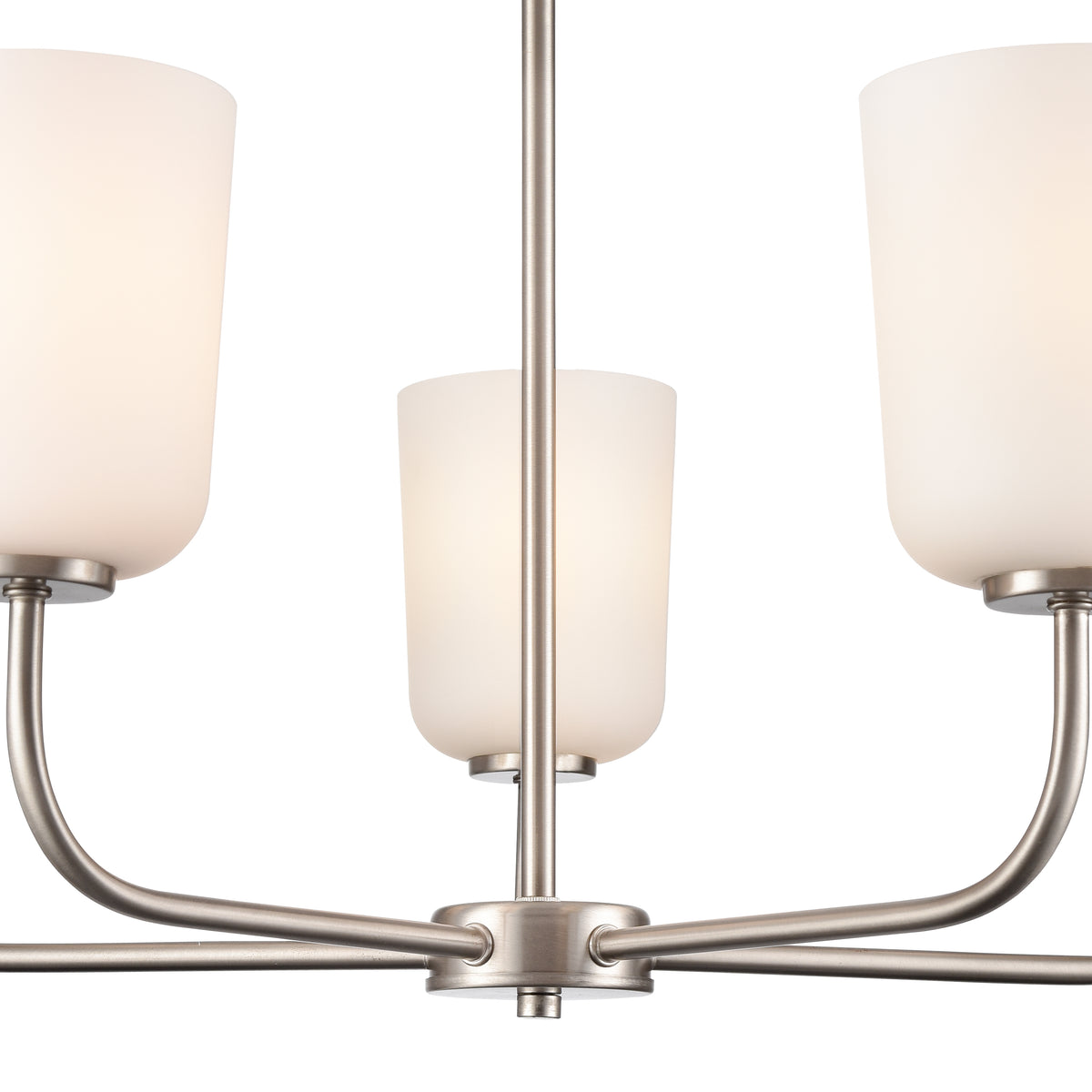 11'' Laphia Brushed Nickel 5 Light Chandelier