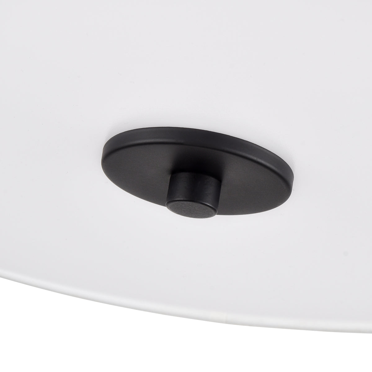 10.5'' Guyten Matte BlackWhite 2 Light Semi-Flush Mount