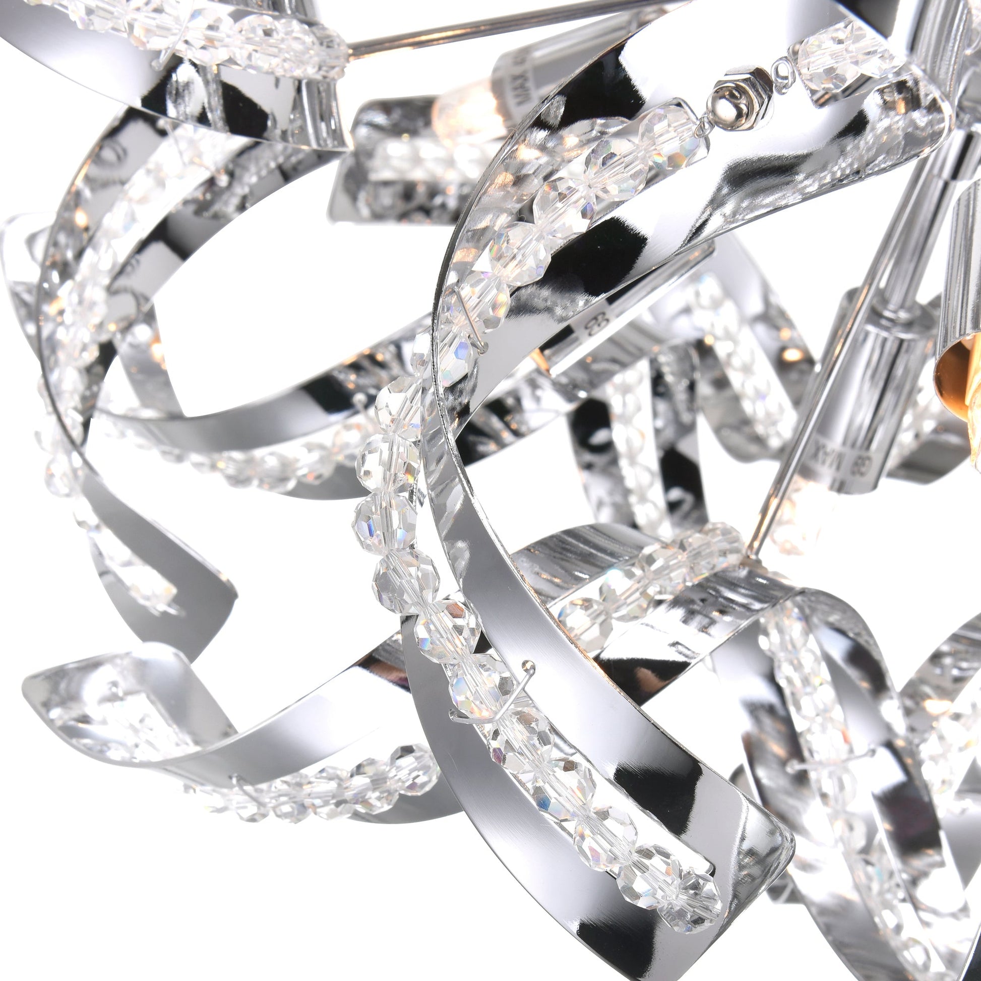 Swivel 18 Light Chrome Chandelier