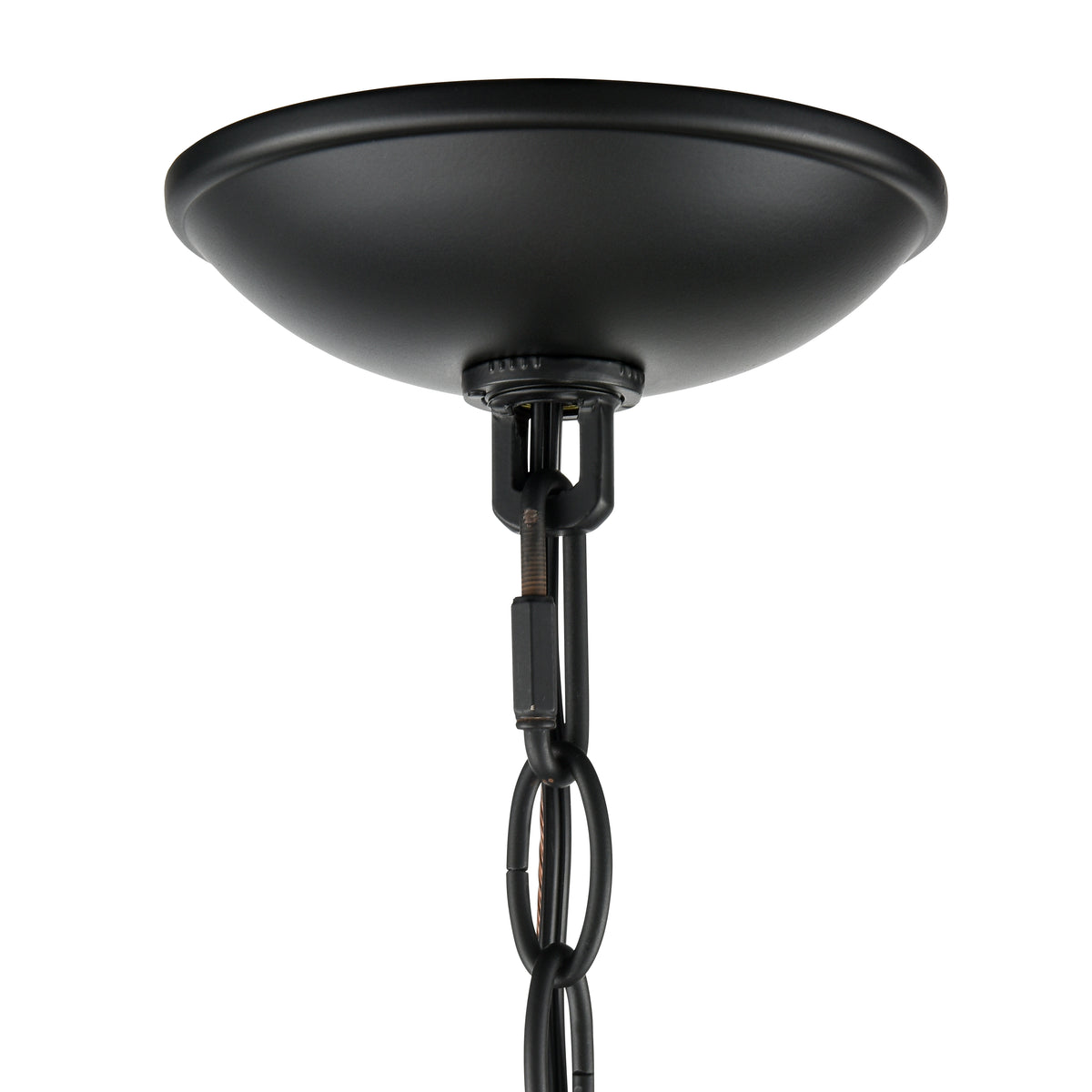 26.5'' Charlize Matte Black 6 Light Chandelier