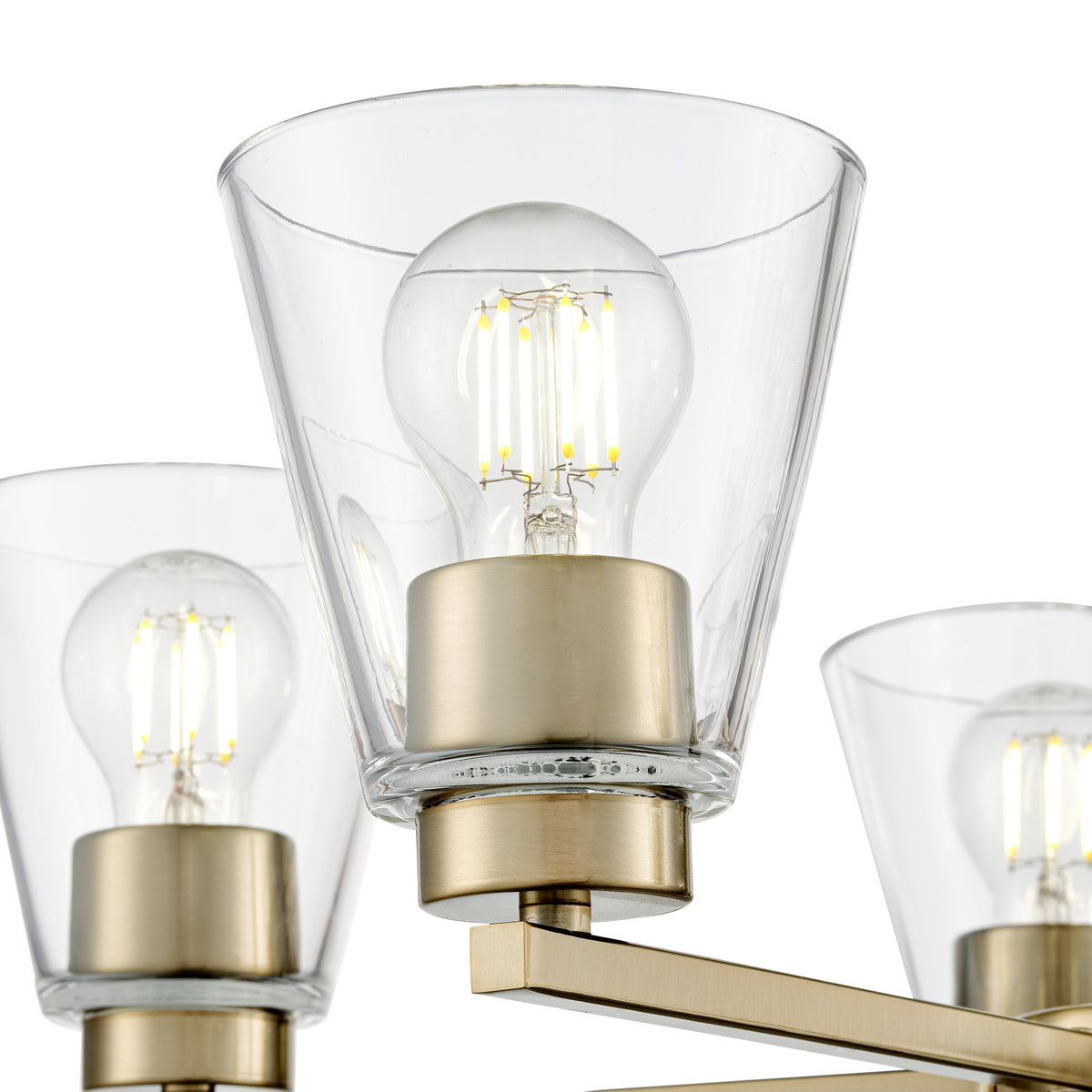 15'' Strayhan Modern Gold 5 Light Chandelier