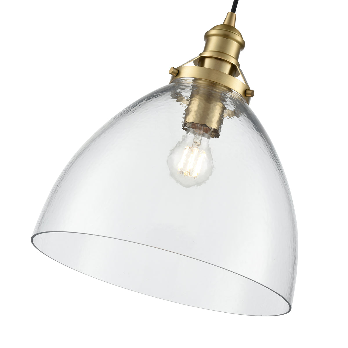 14.5'' Khrisa Vintage Brass 1 Light Pendant